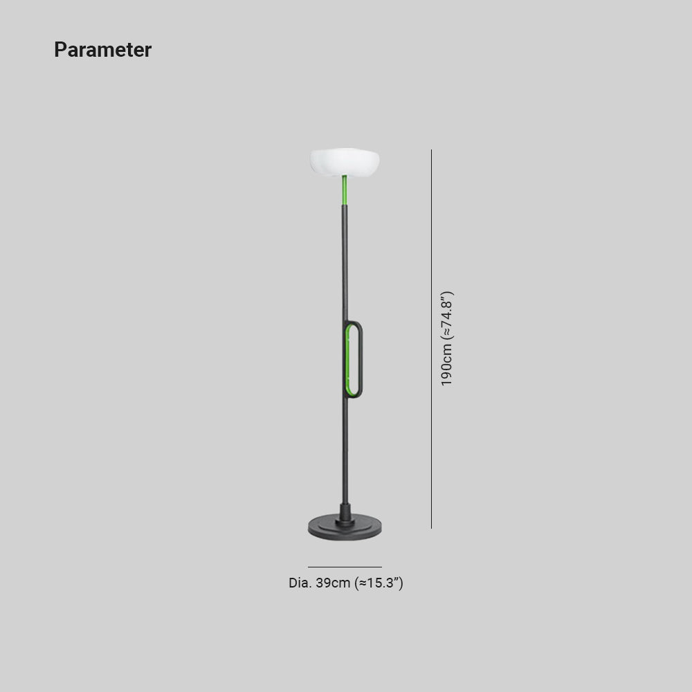 Ray Diseña Flor Metal Acrílico Lámpara De Pie Exterior