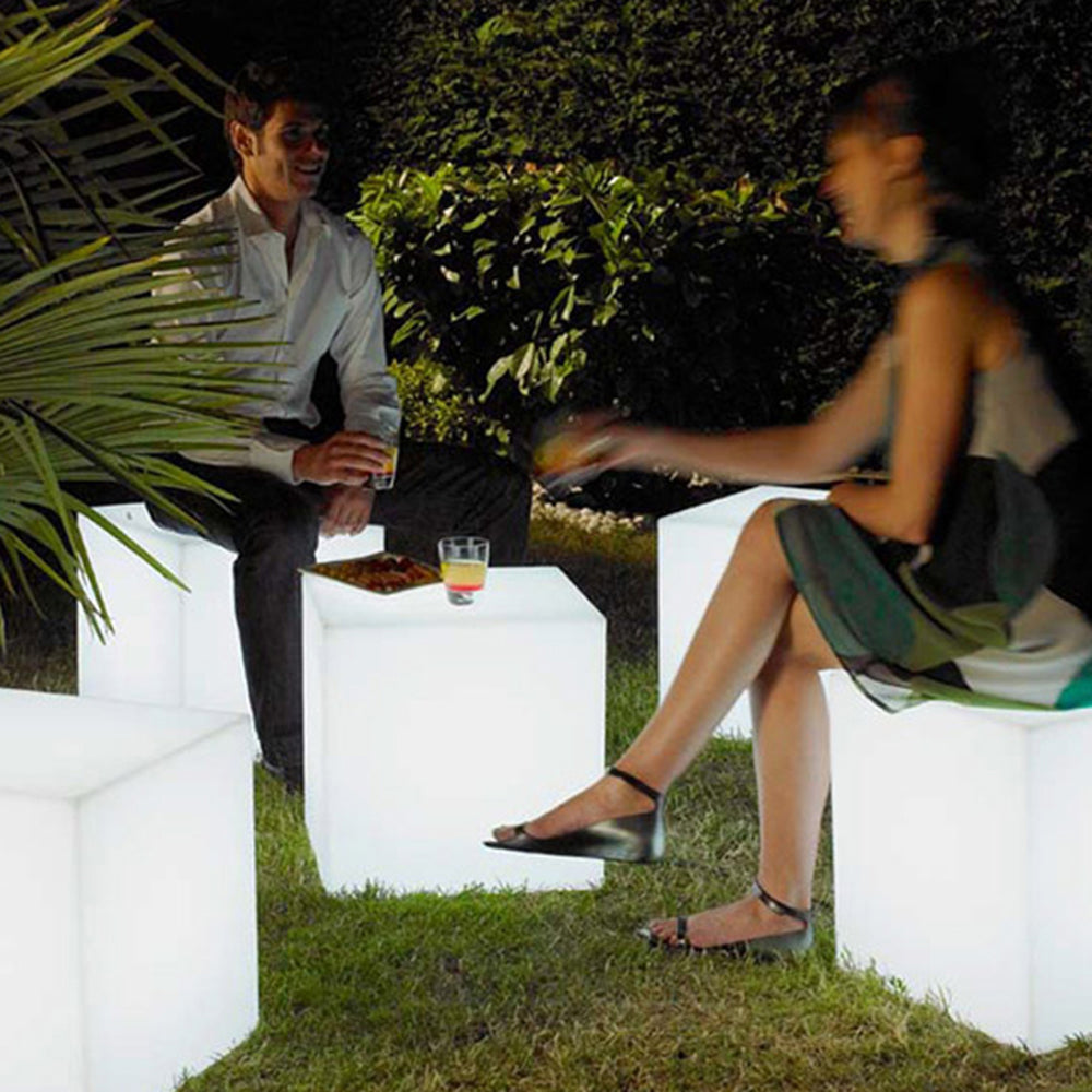 Ray Lámpara Exterior Minimalisto Cuadrado Acrílico Patio