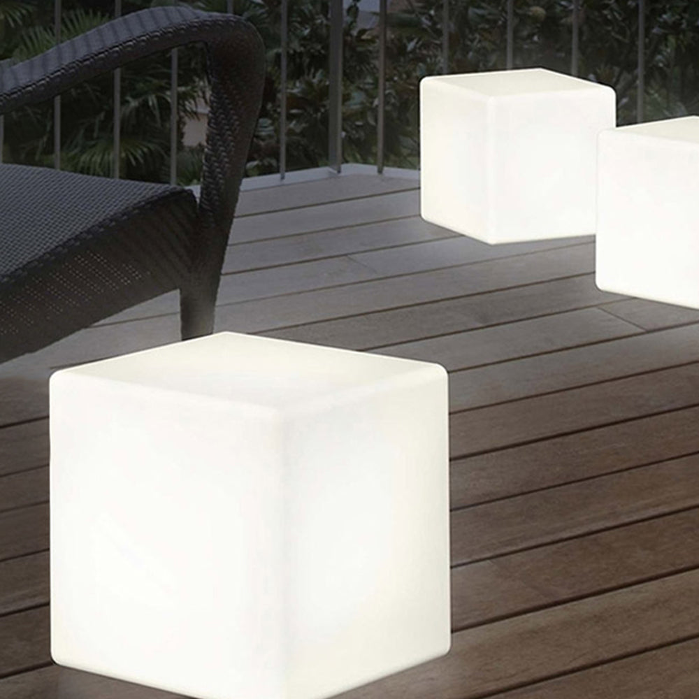 Ray Lámpara Exterior Minimalisto Cuadrado Acrílico Patio