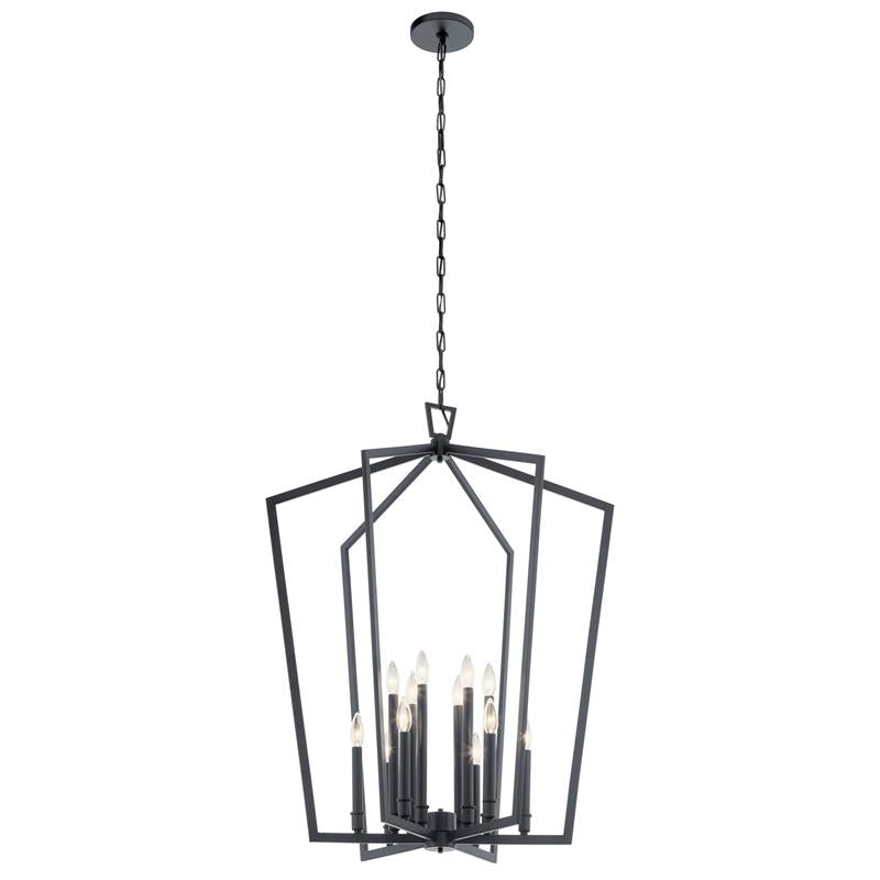 Abbotswell Traditional Modern Brass Chandelier - Lamp Copper