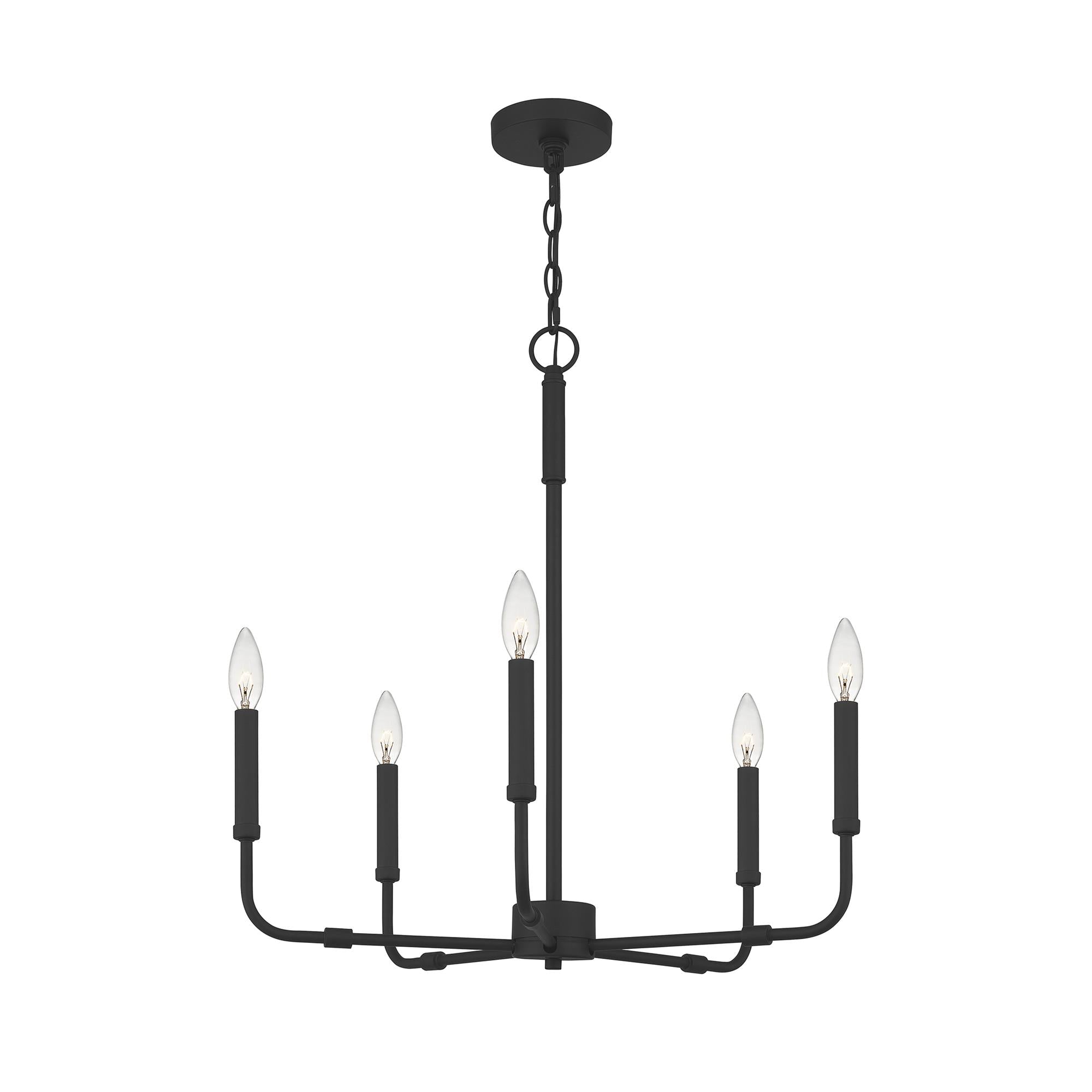 Abner Industrial Modern Brass Chandelier - Lamp Copper