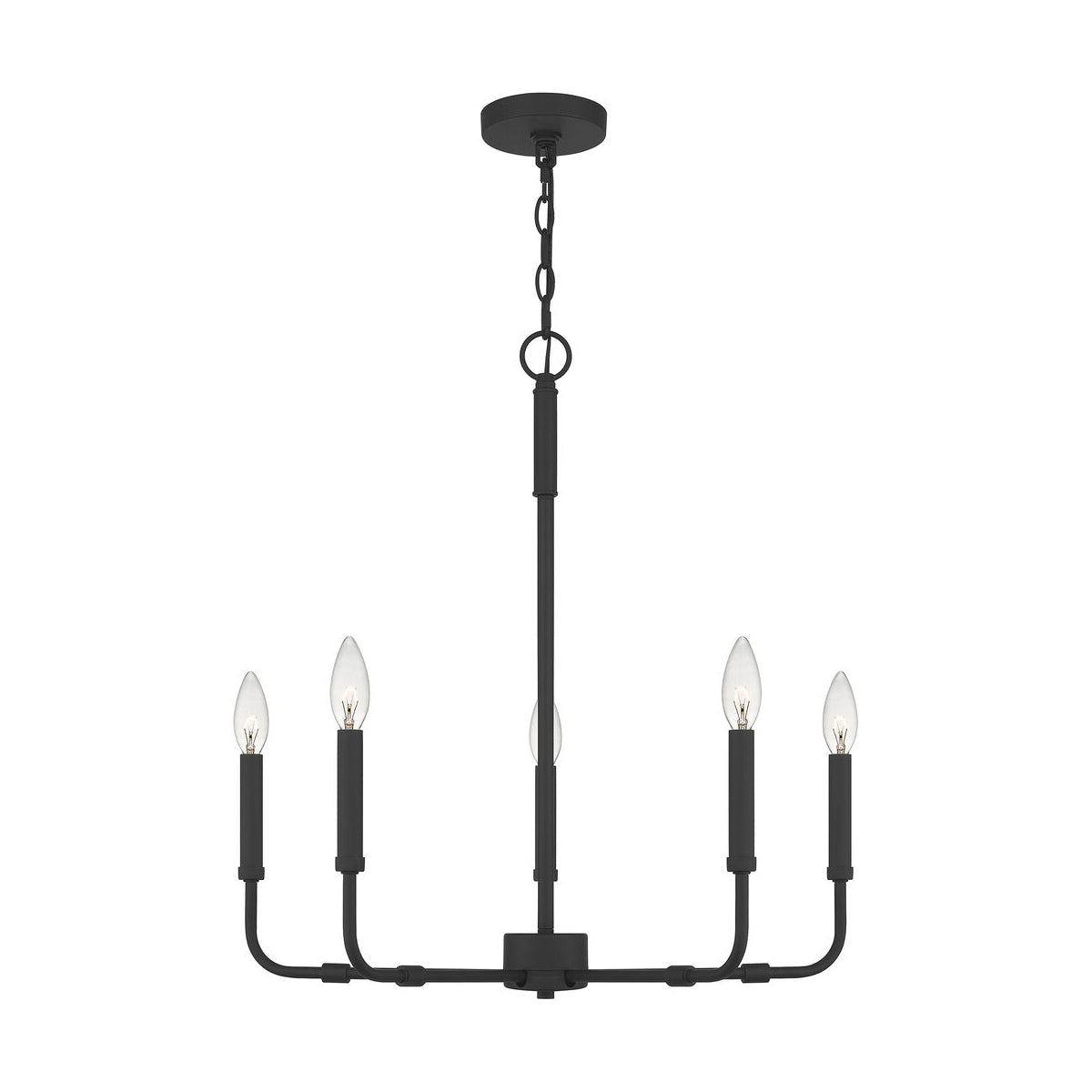 Abner Industrial Modern Brass Chandelier - Lamp Copper