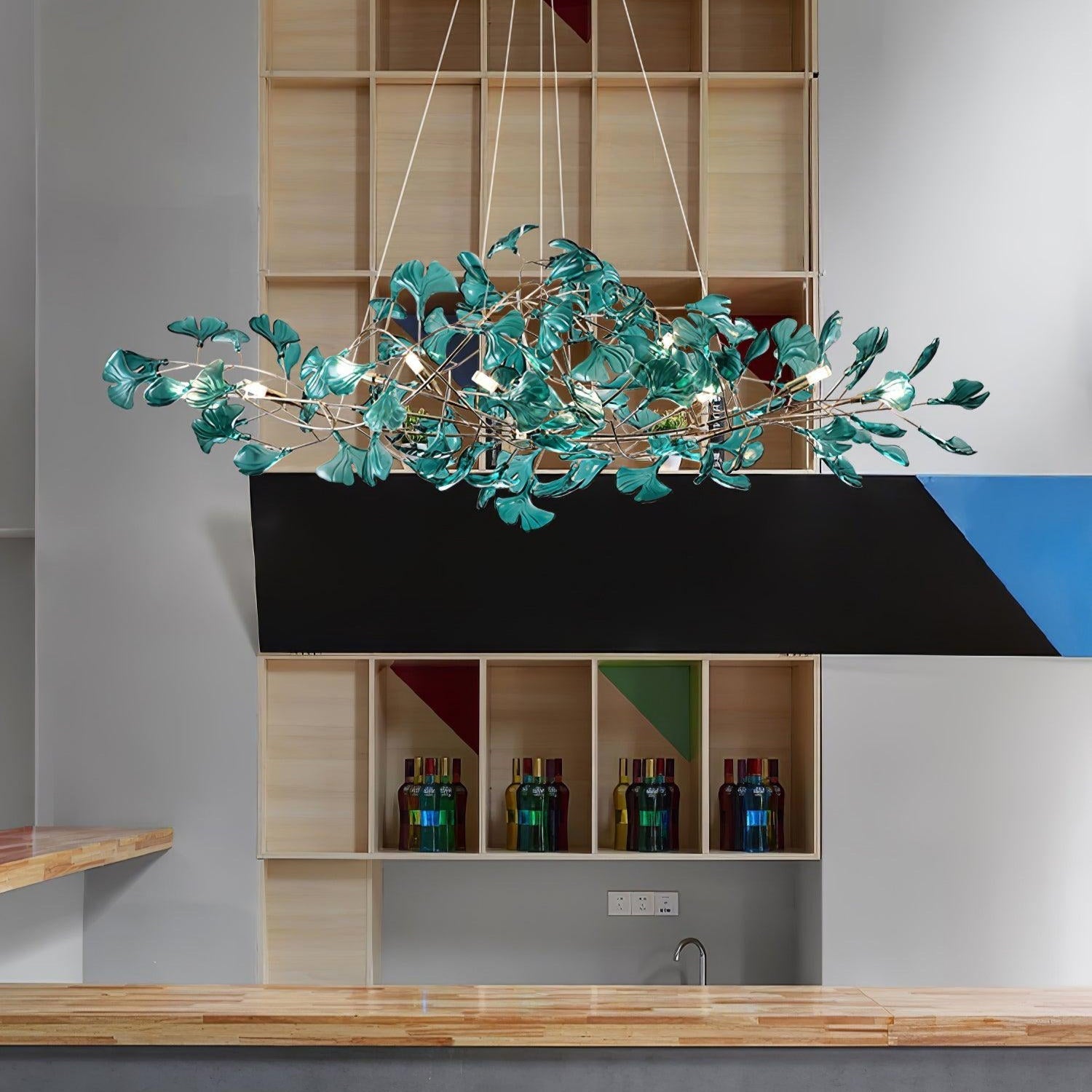 Olivia Lámparas de Araña de Acrílico Ginkgo