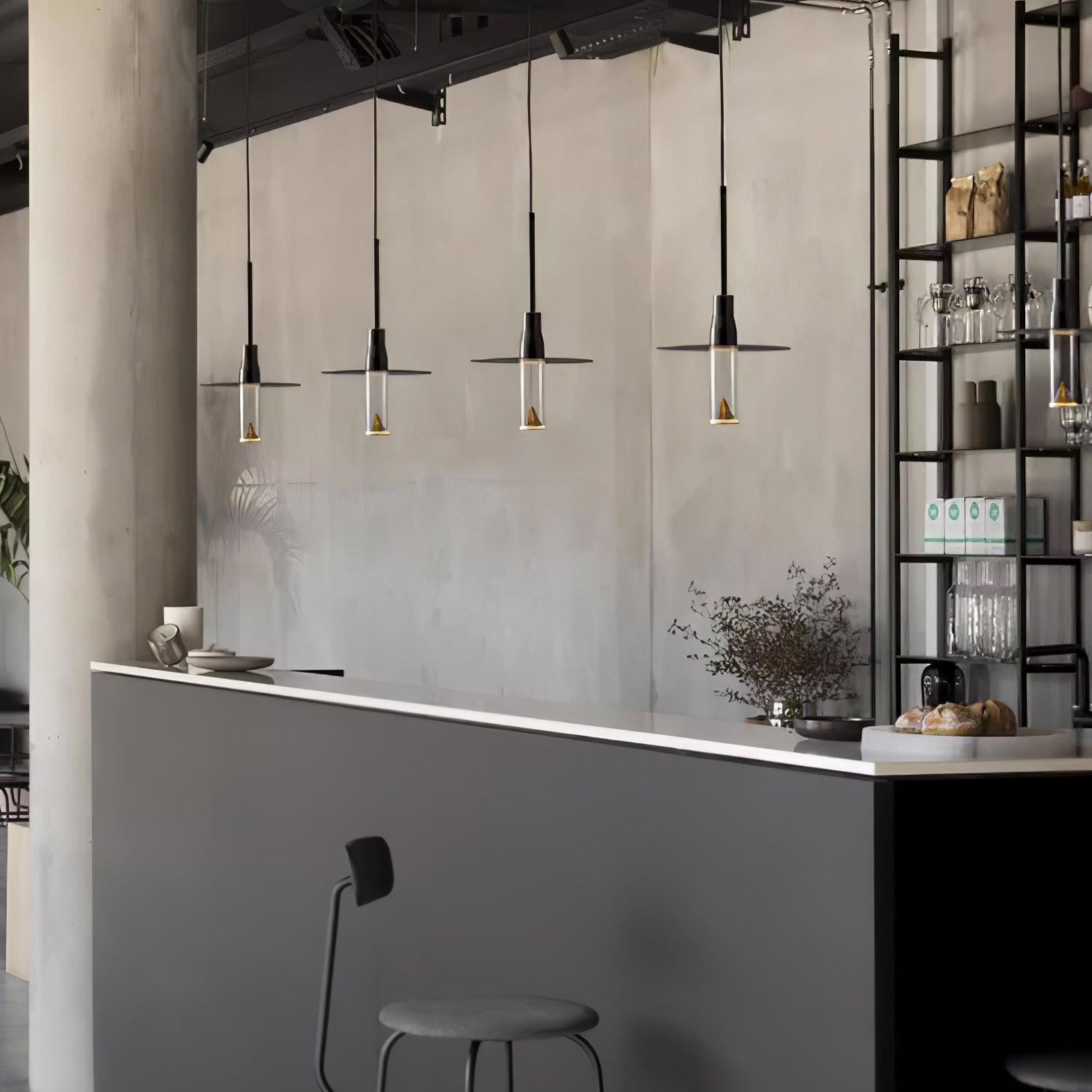 Acrylic Hat Plate Pendant Light - Letslighting