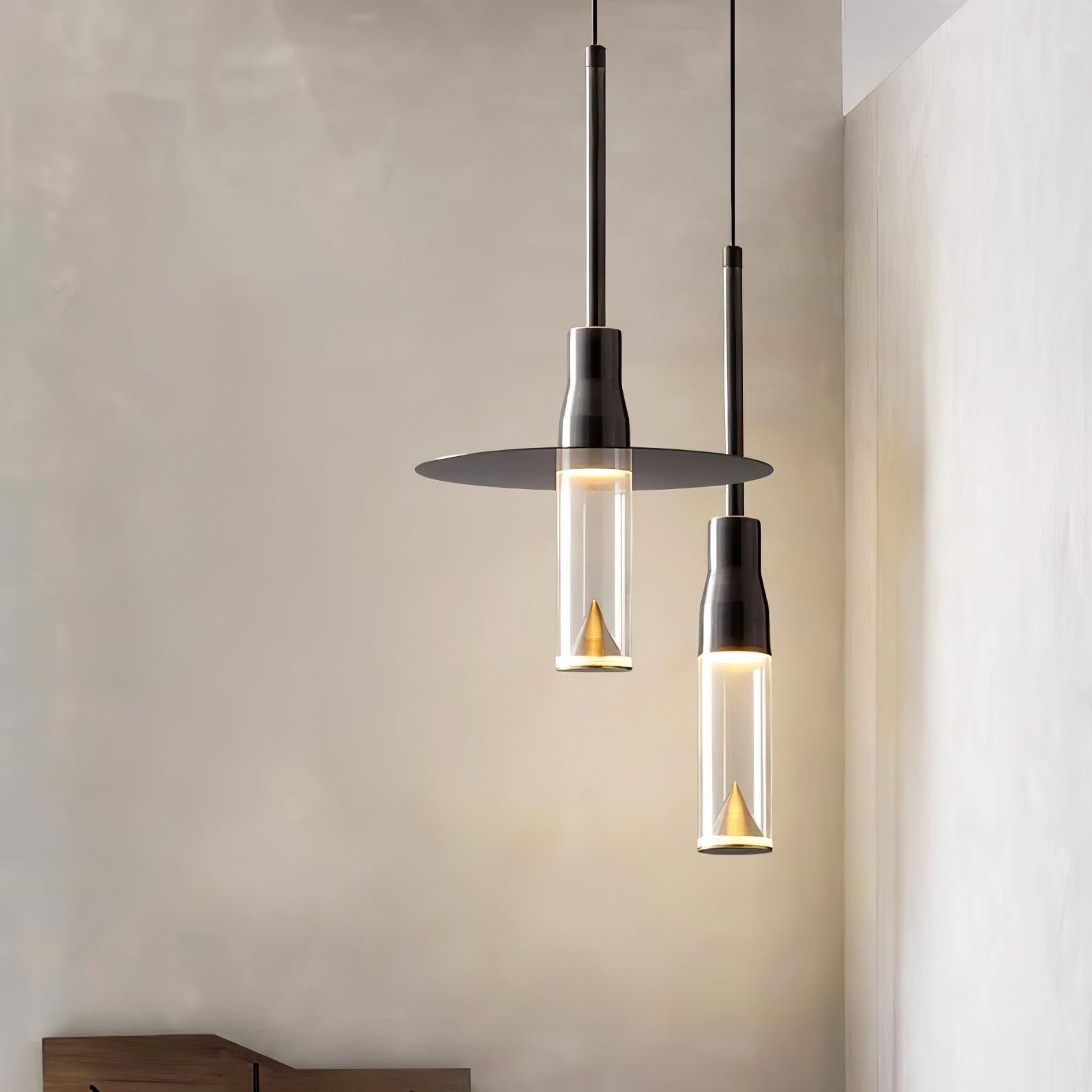 Acrylic Hat Plate Pendant Light - Letslighting