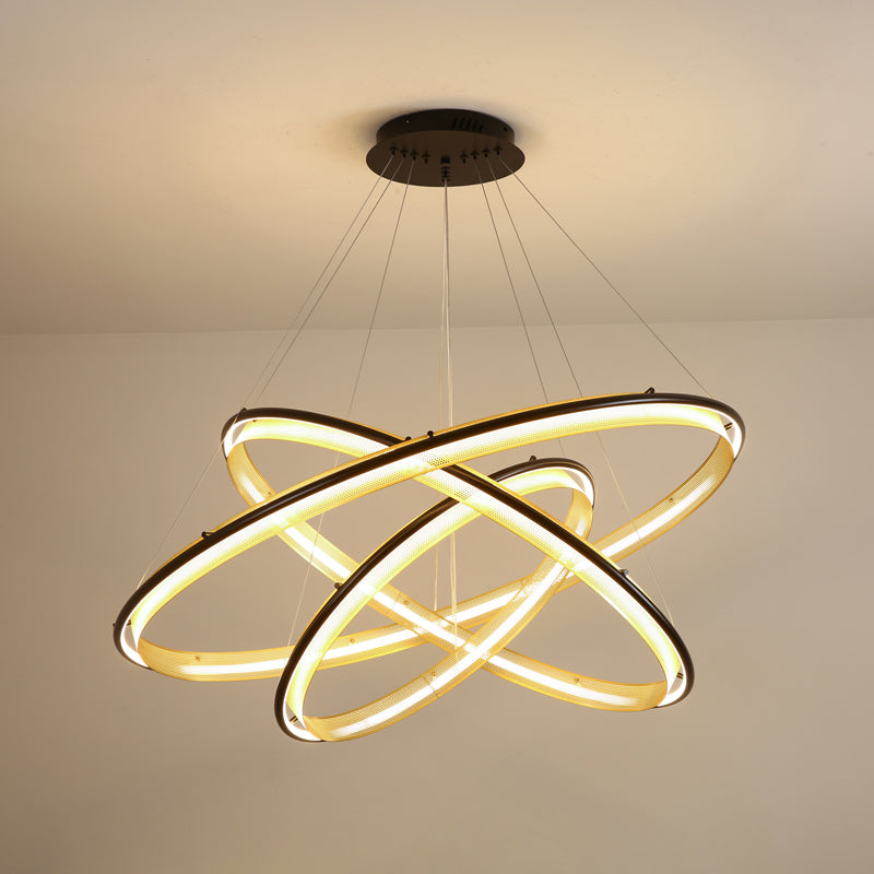 Acrylic LED Round Chandelier - Letslighting