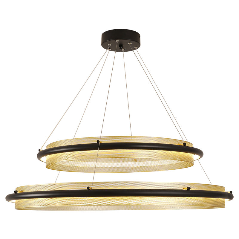 Acrylic LED Round Chandelier - Letslighting