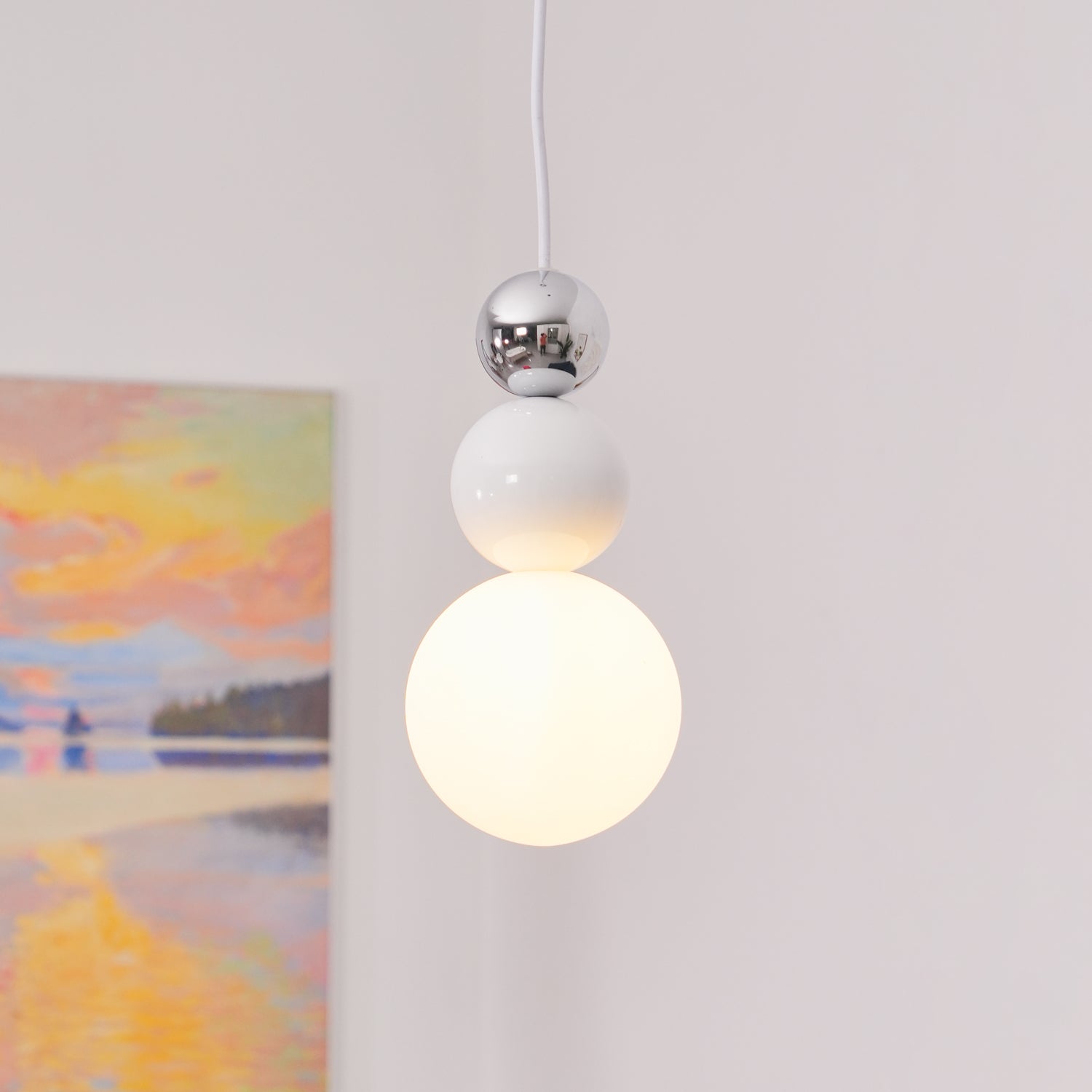 Acrylic Three Ball Pendant Lamp - Letslighting