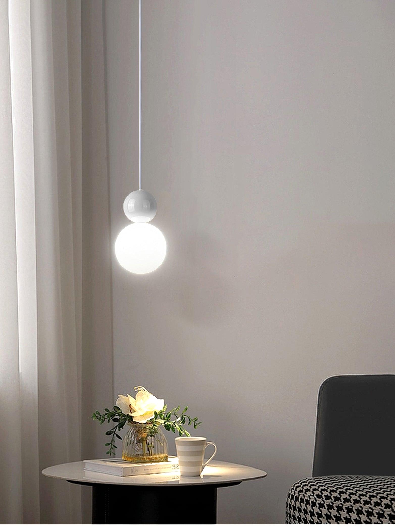 Acrylic Two Ball Pendant Light - Letslighting