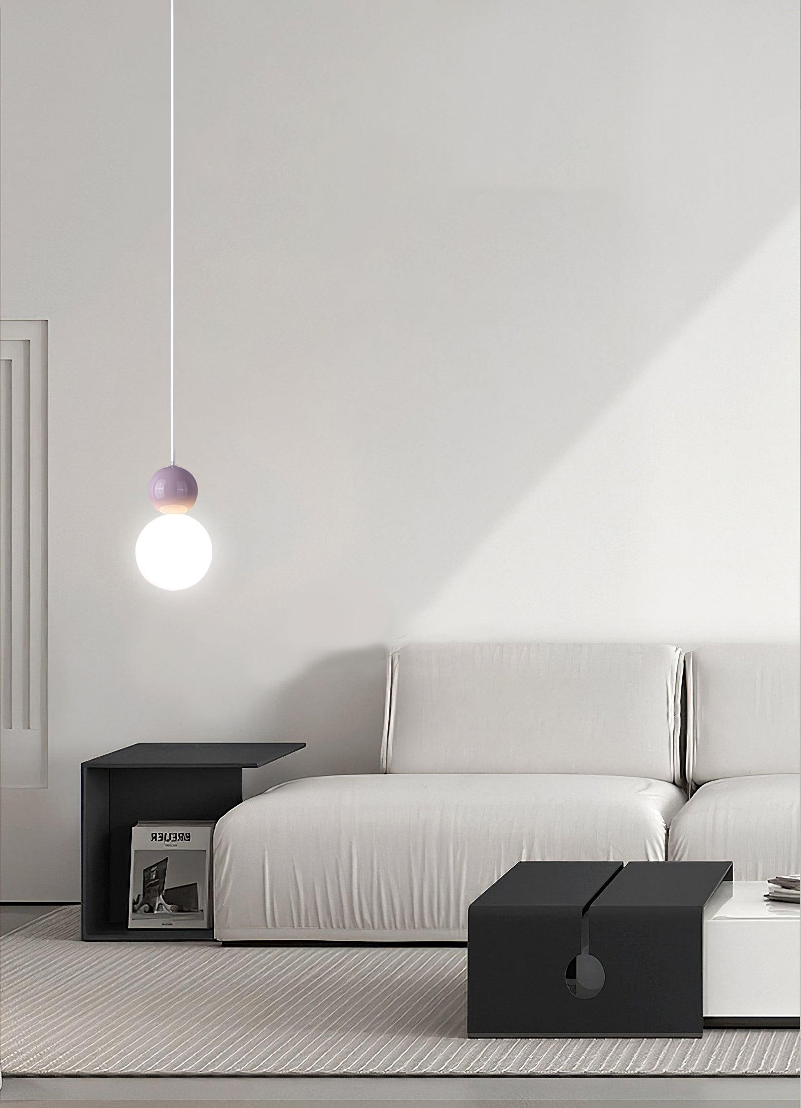 Acrylic Two Ball Pendant Light - Letslighting
