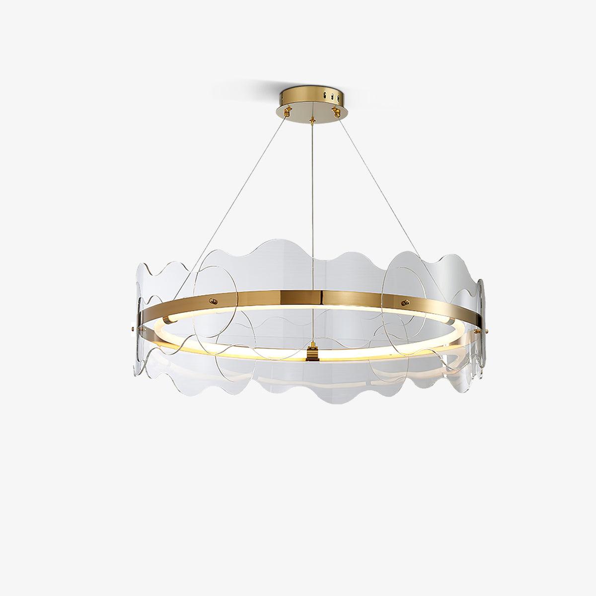 Acrylic Wave Chandelier - Letslighting