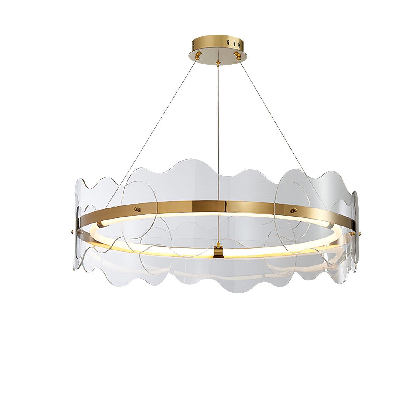 Acrylic Wave Chandelier - Letslighting