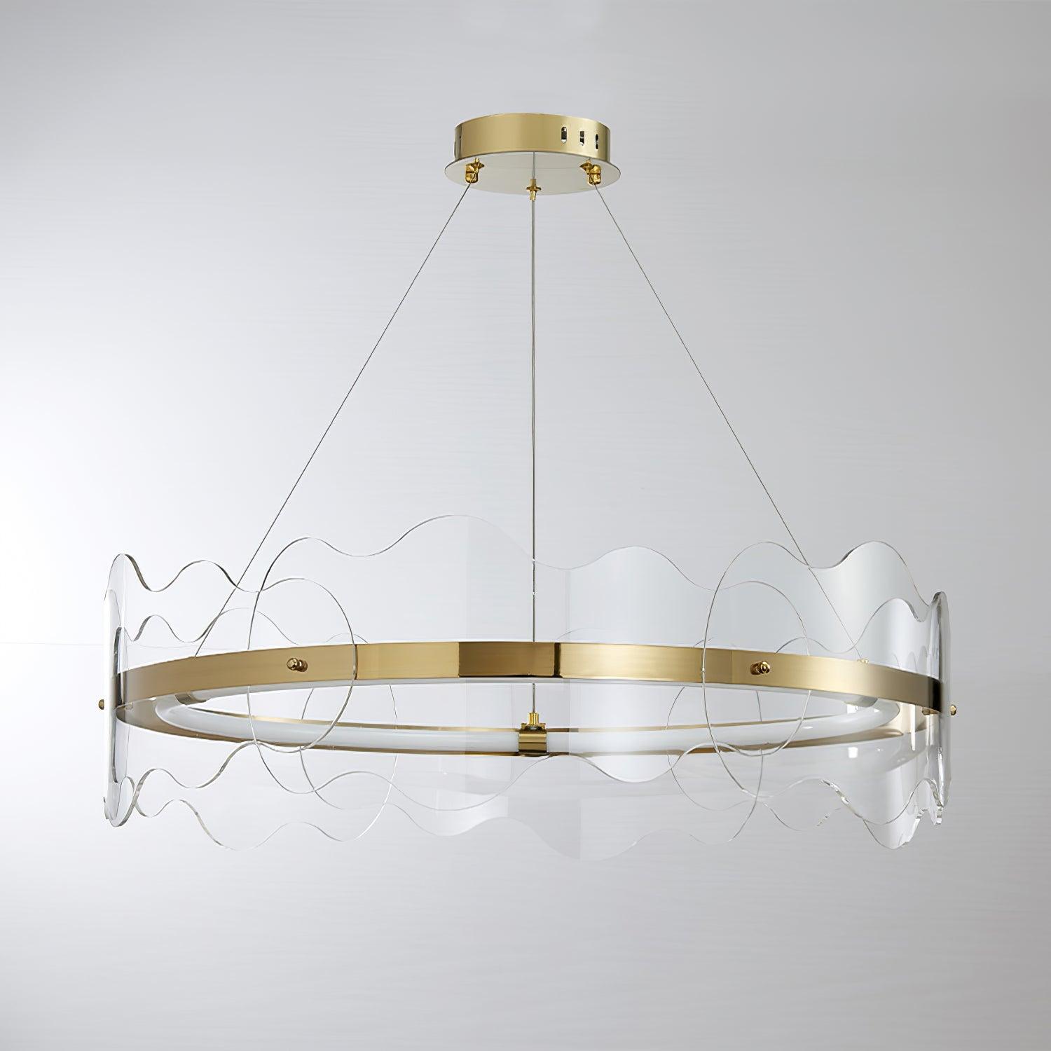 Acrylic Wave Chandelier - Letslighting