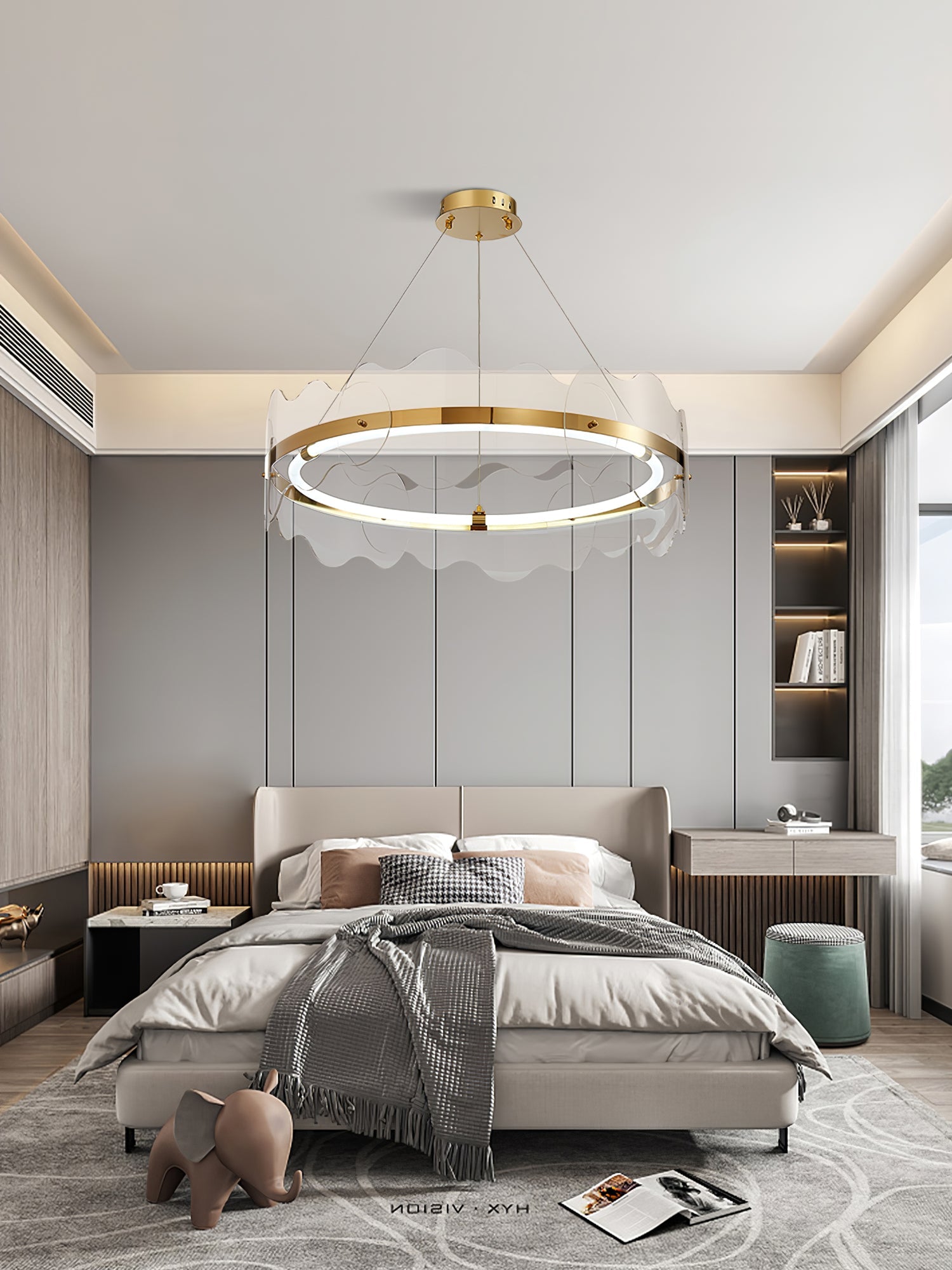 Acrylic Wave Chandelier - Letslighting