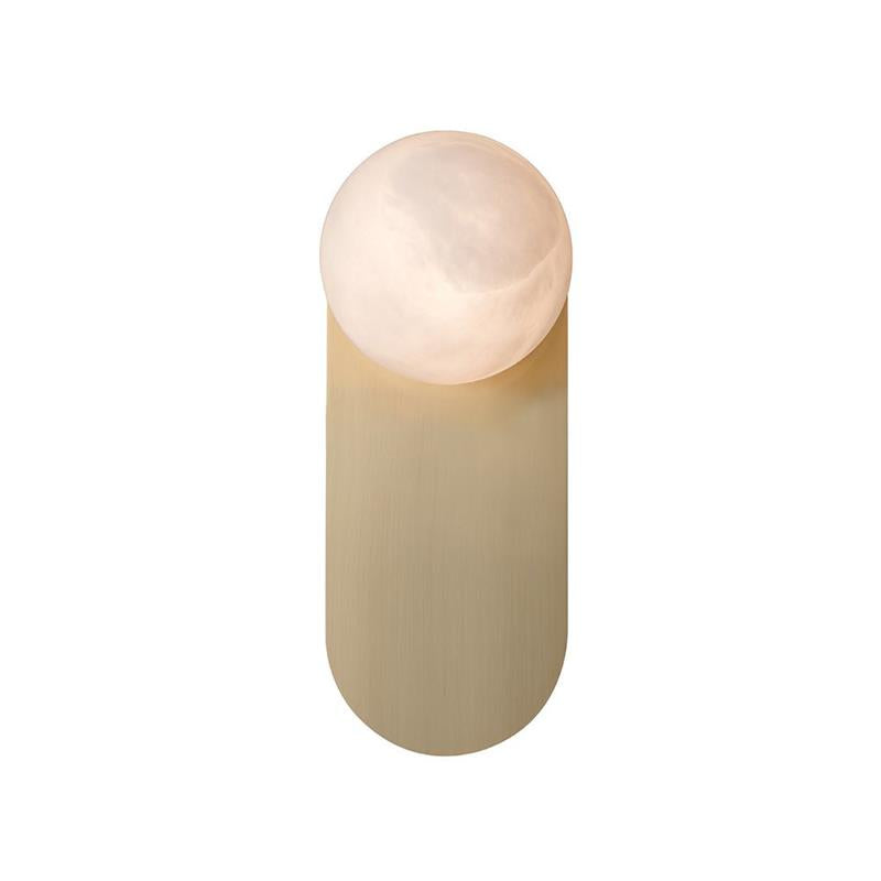 Adrion Modern Alabaster Metal Wall Lamp - Lamp Copper