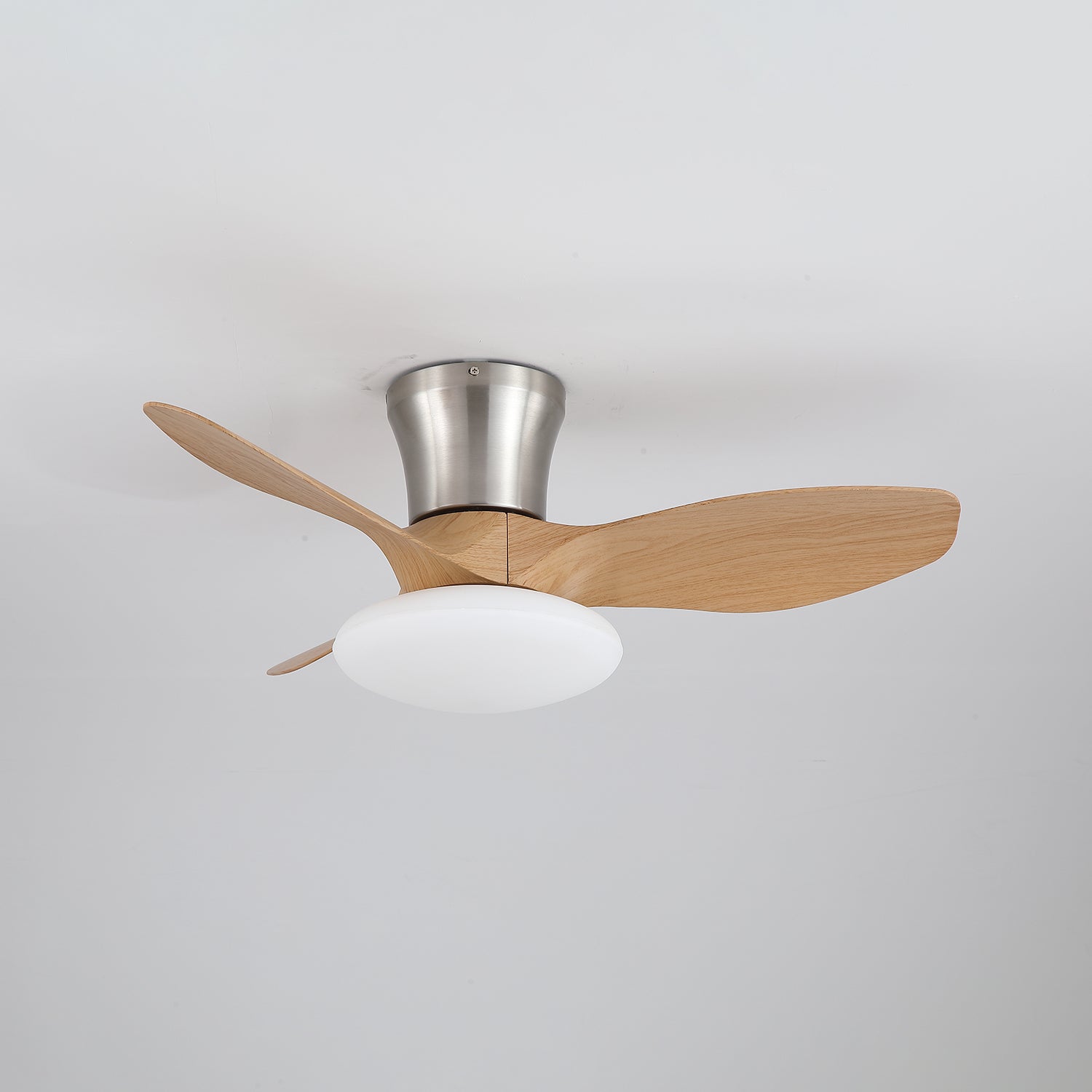 Velora Ventilador de Techo Moderno de Madera con Luz