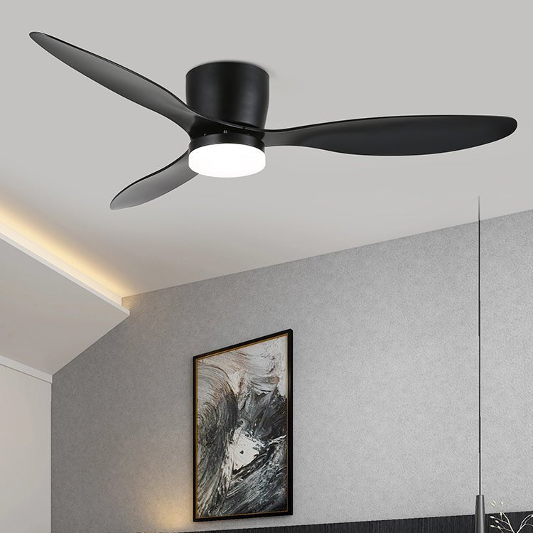 Ventilador de techo Brinor con acabado de veta de madera natural