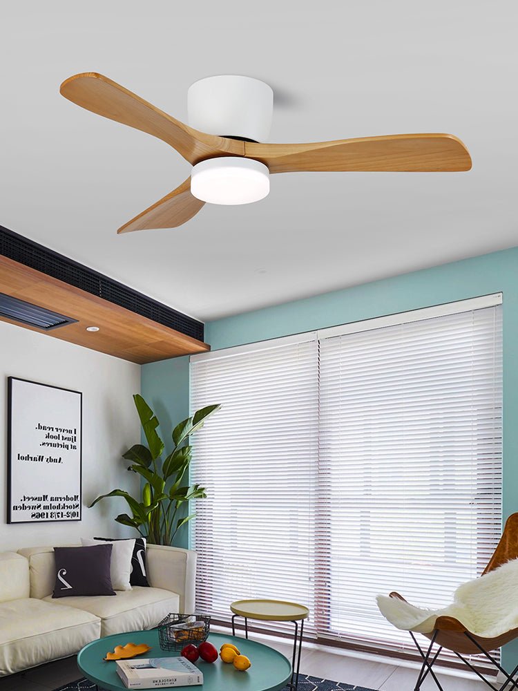 Nielsen Ventilador de Techo de Madera 106/132CM con Luz