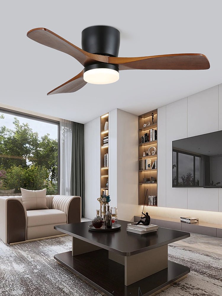 Nielsen Ventilador de Techo de Madera 106/132CM con Luz