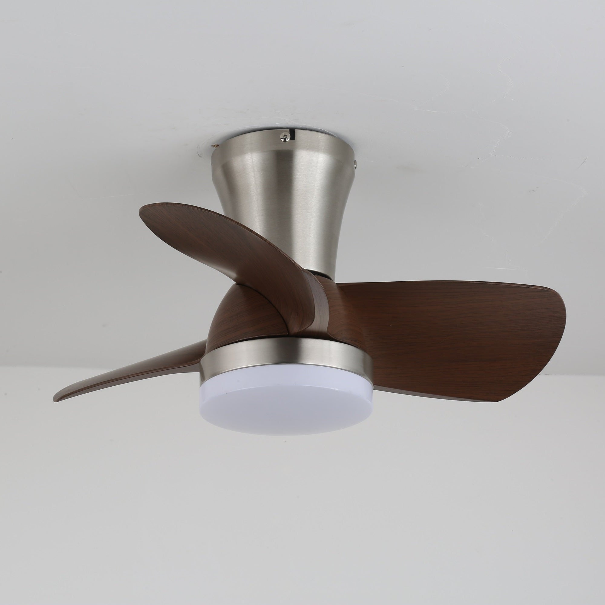 Lámpara Ventilador de Techo Moderna de Madera Deynor