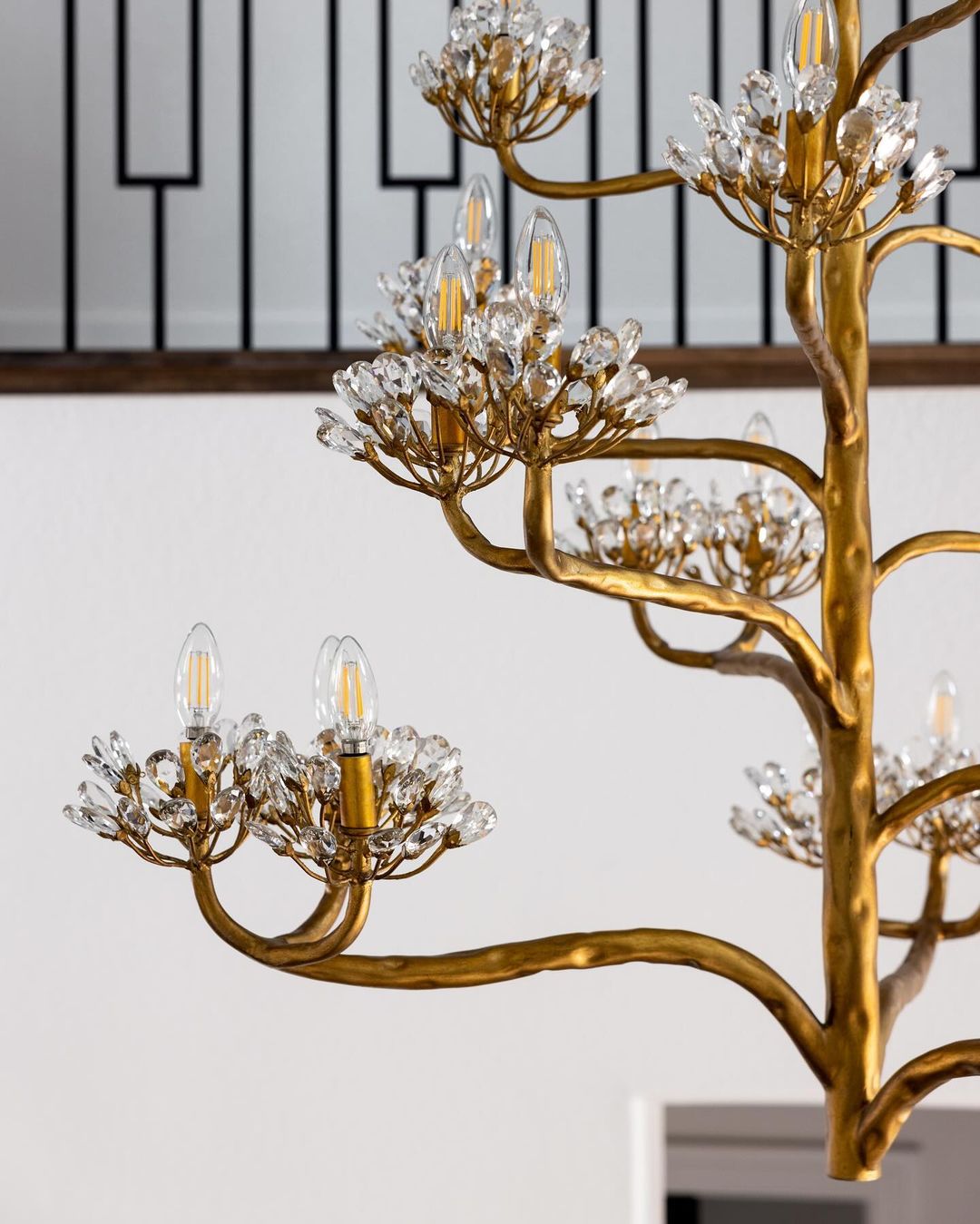 Agave Postmodern Luxury Americana Crystal Chandelier - Lamp Copper