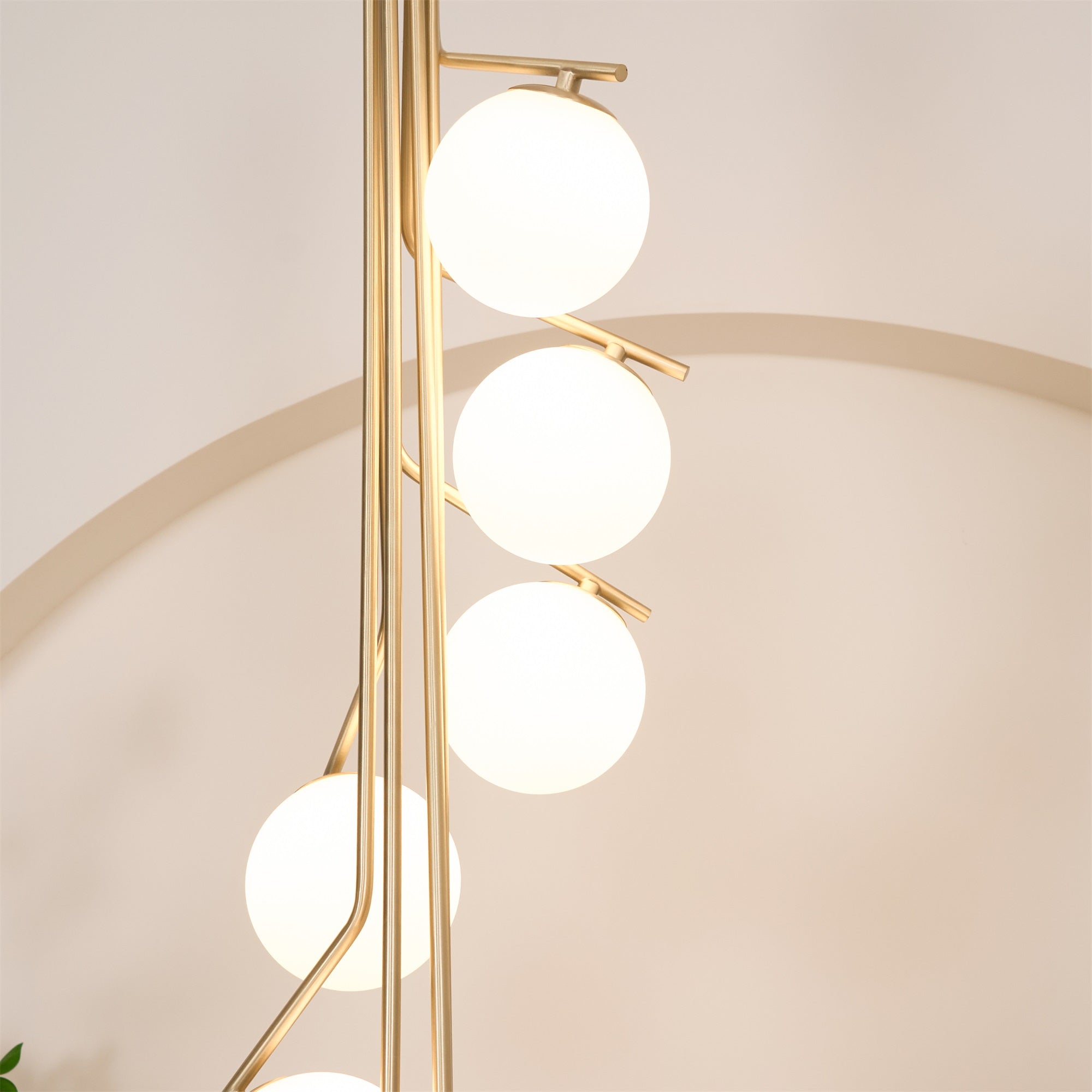 Ageet Modern Minimalist Glass Pendant Light - Lamp Copper