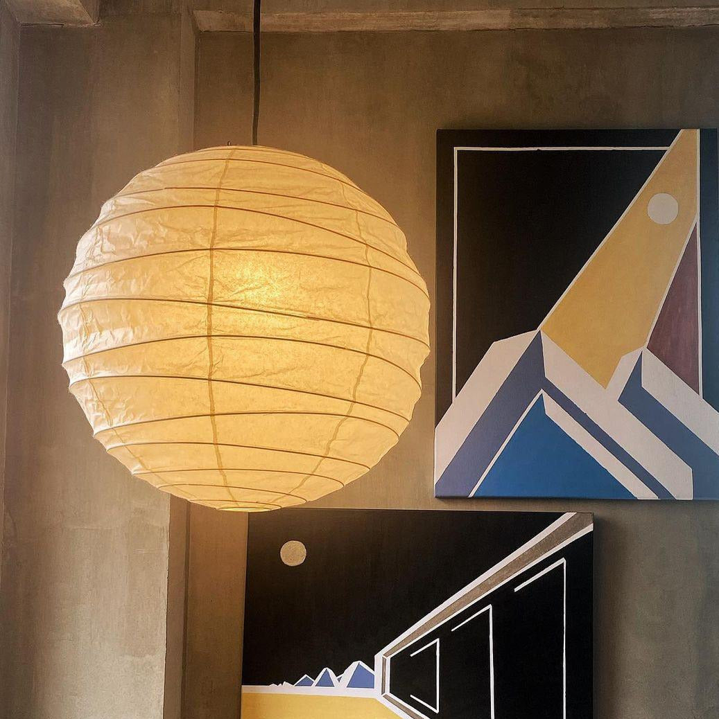 Ritta Lámpara Colgante de Papel Japonés en Forma de Globo