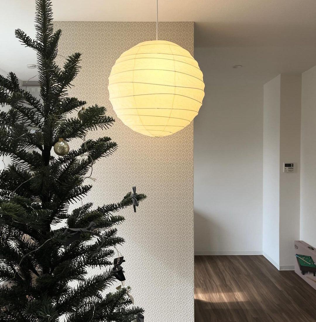 Ritta Lámpara Colgante de Papel Japonés en Forma de Globo