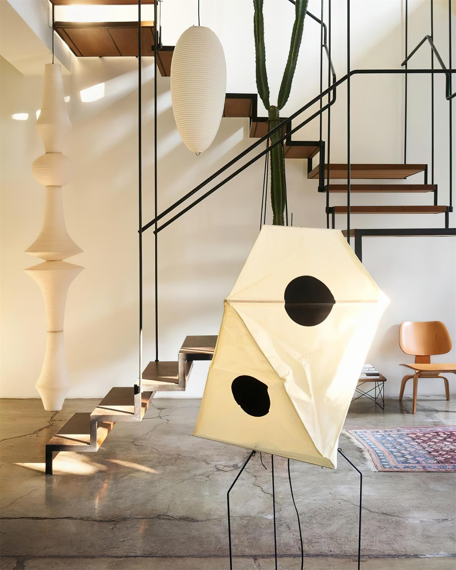 Zyora Sculptural Paper Pendant Lamp - Letslighting