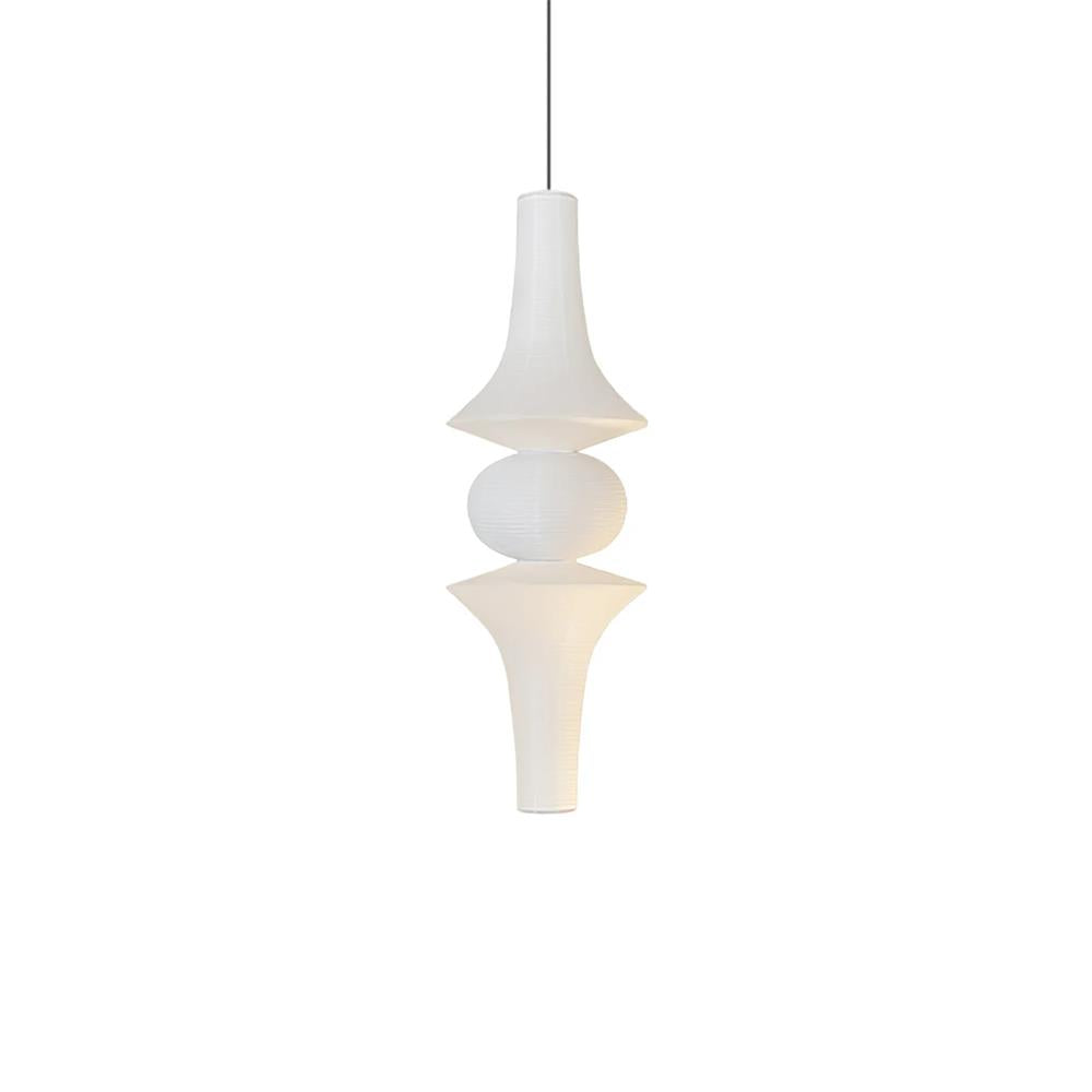 Zyora Sculptural Paper Pendant Lamp - Letslighting