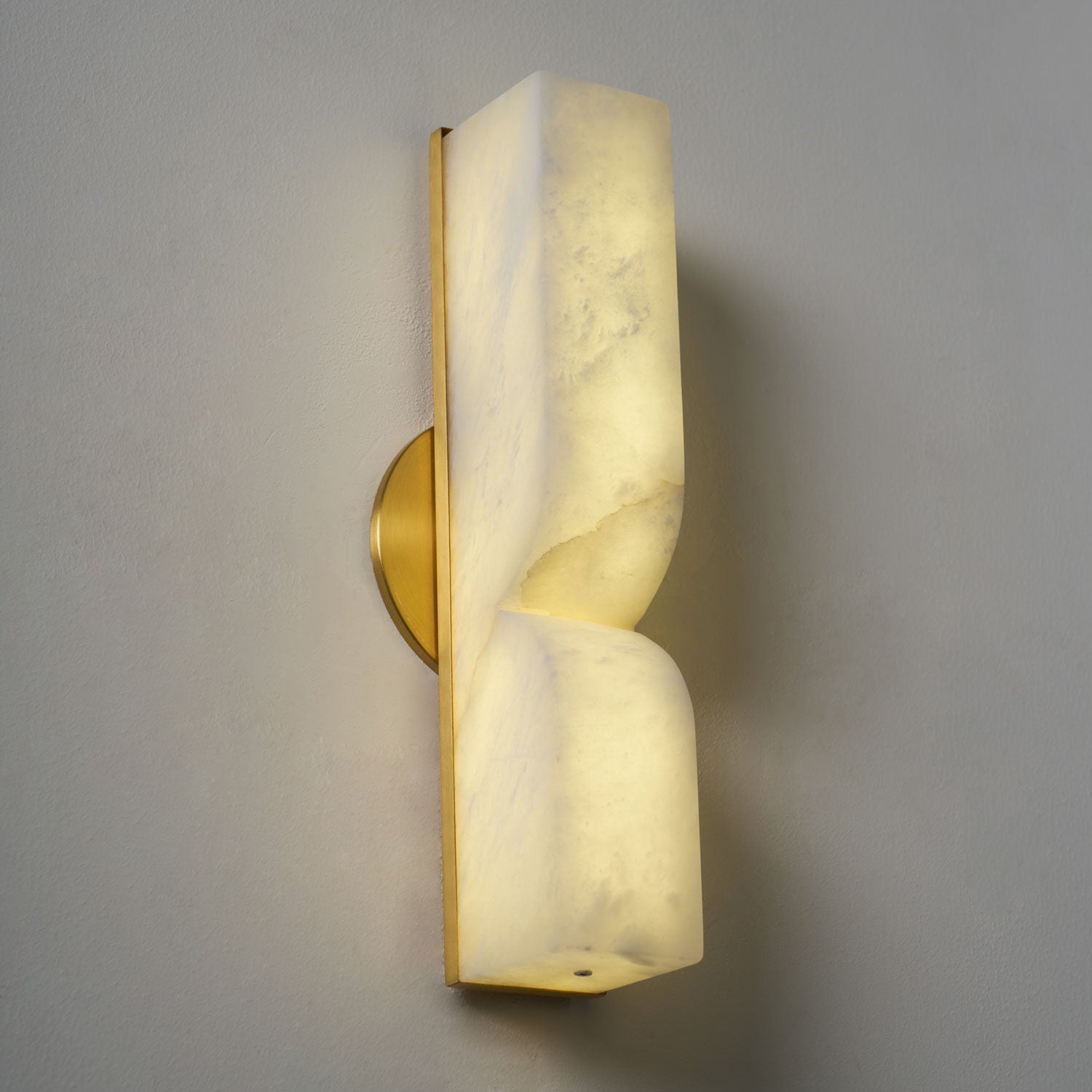 Lunaris Alabaster Rectangular Wall Lamp - Letslighting