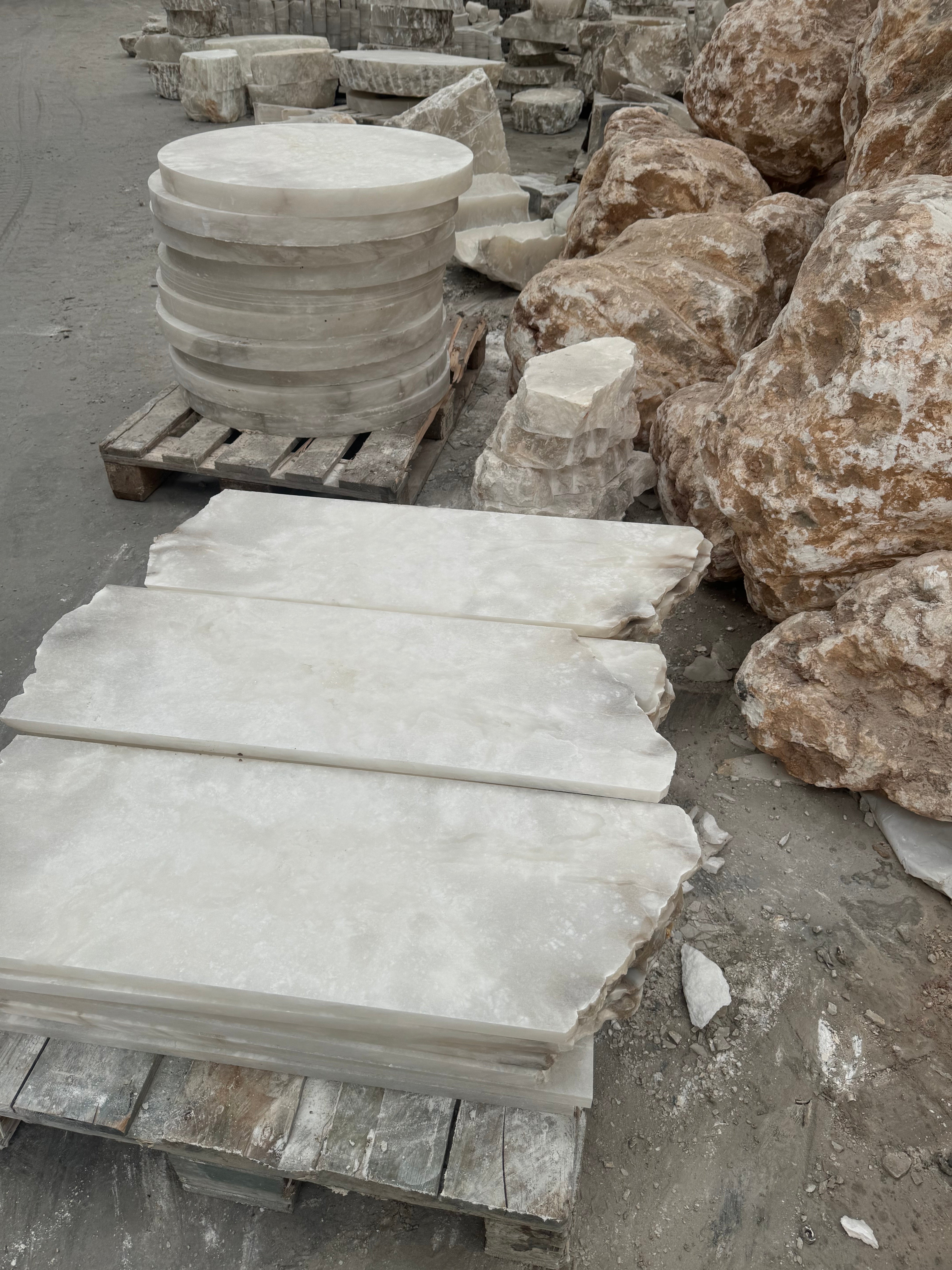 Lyvenisra Modern Minimalist Rectangular Alabaster Wall Lamp - Lamp Copper