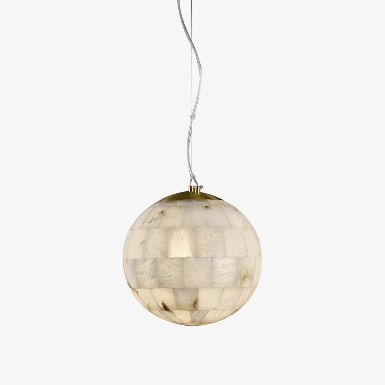 Isolde Alabaster Globe Pendant Light - Letslighting