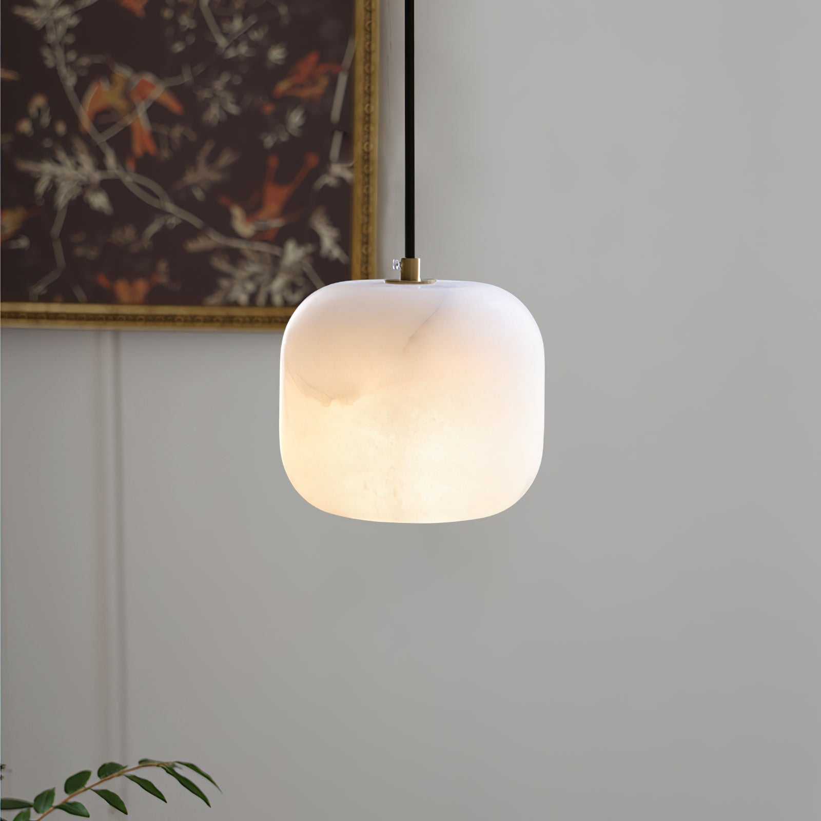 Ildvuvyd Minimalist Bedside Brass Pendant Light - Lamp Copper