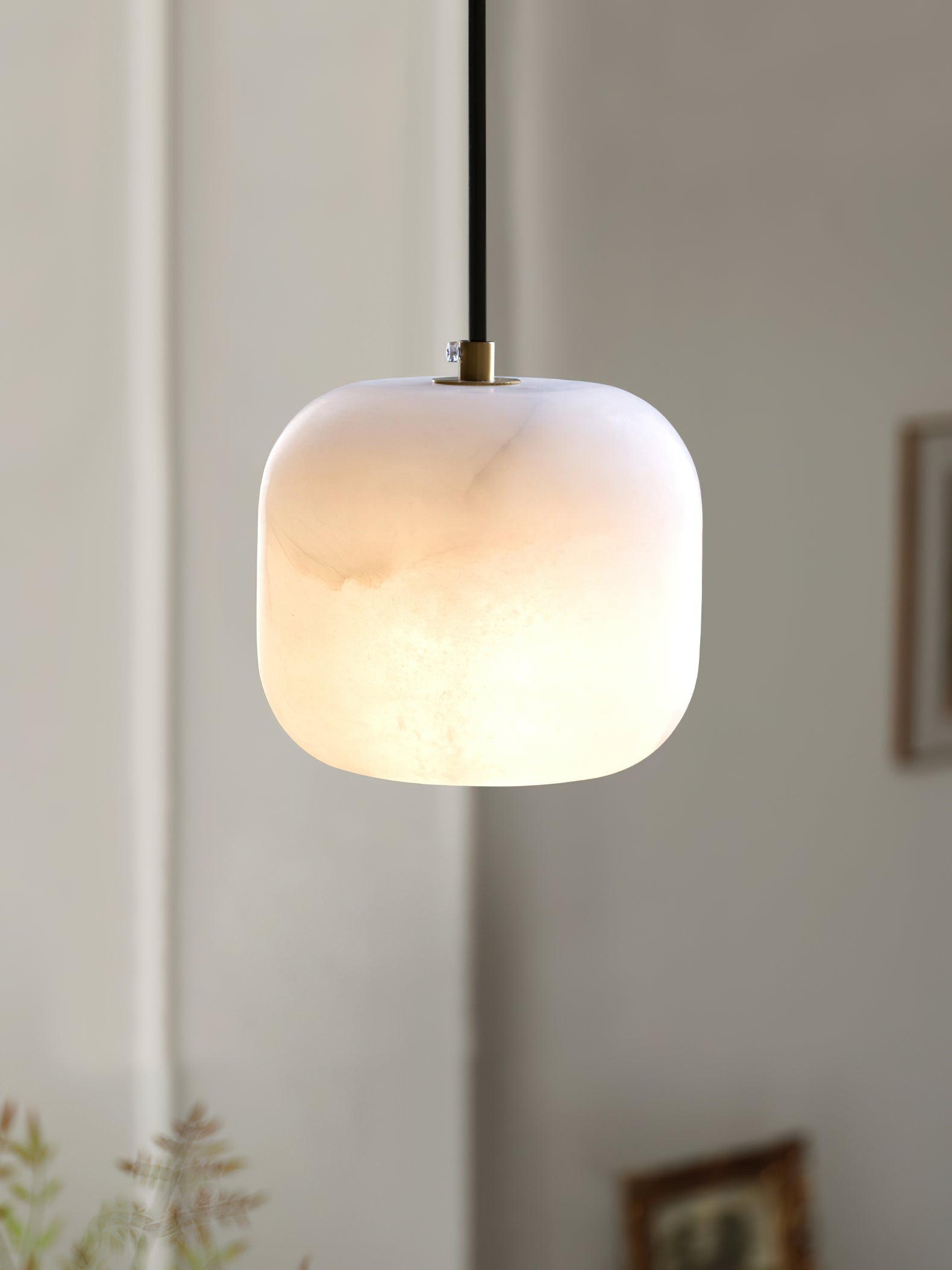 Ildvuvyd Minimalist Bedside Brass Pendant Light - Lamp Copper