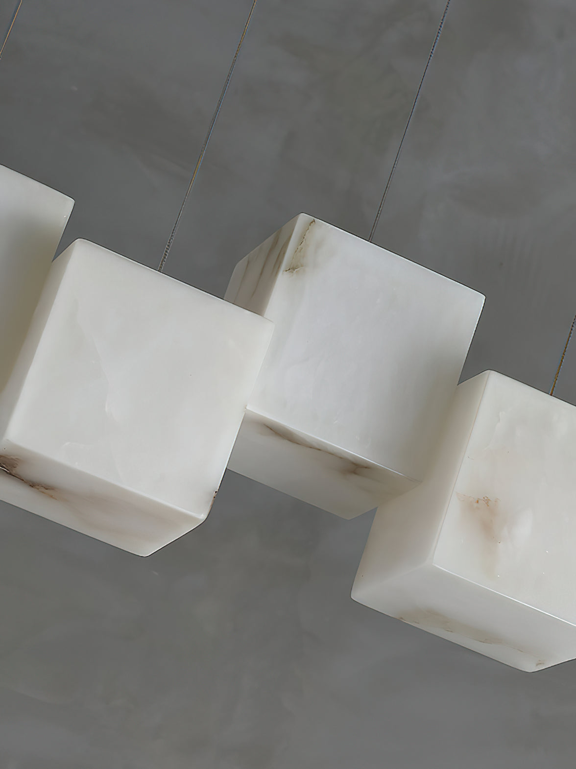 Jarnbruvyd Individual Modern Box Metal Chandelier - Lamp Copper