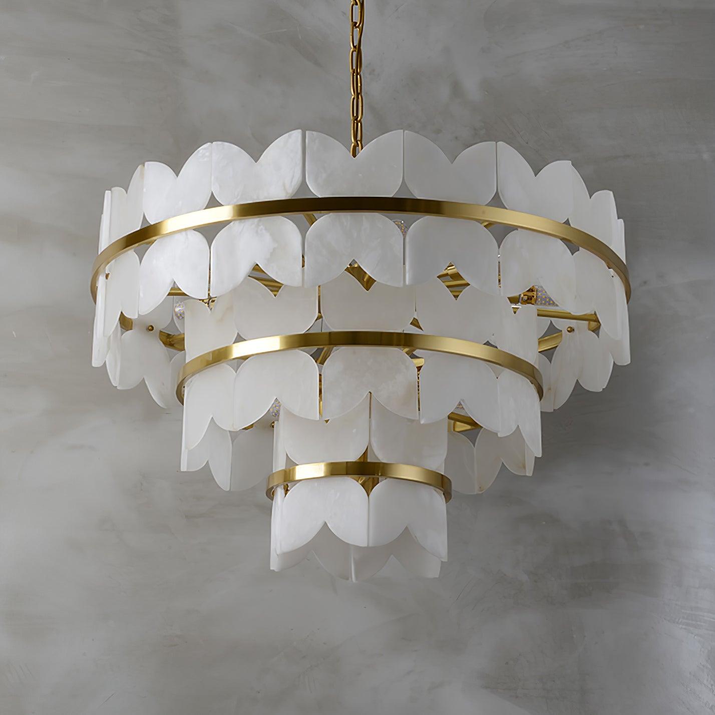 Seraphina Vintage Alabaster Chandelier - Letslighting