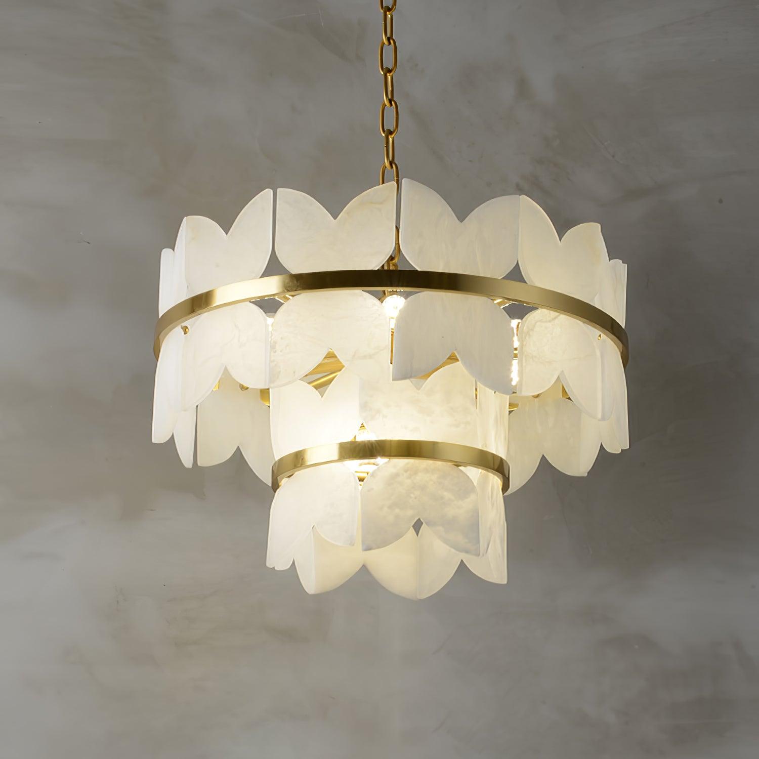 Seraphina Vintage Alabaster Chandelier - Letslighting