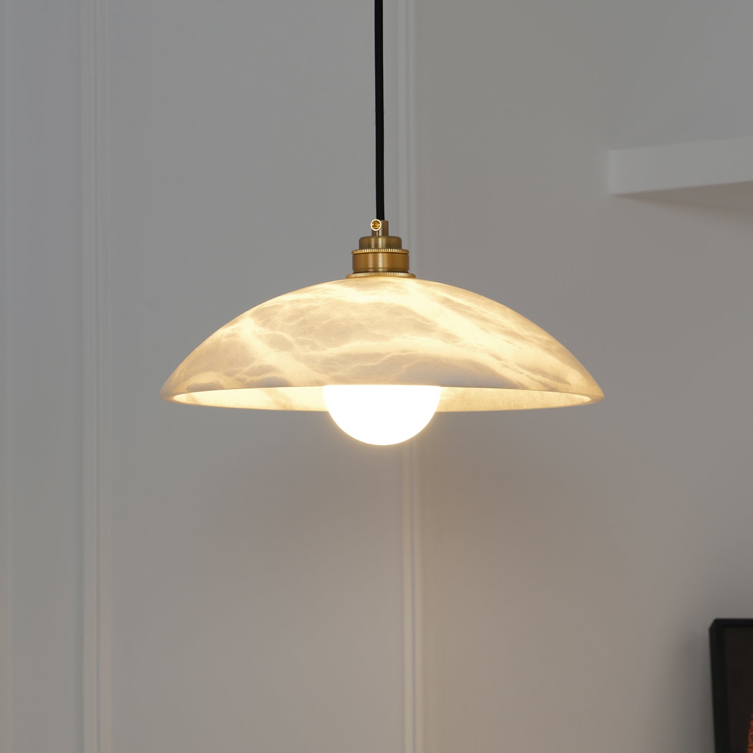 Ljomuvyd Individual Creativity Dome Metal Pendant Light - Lamp Copper