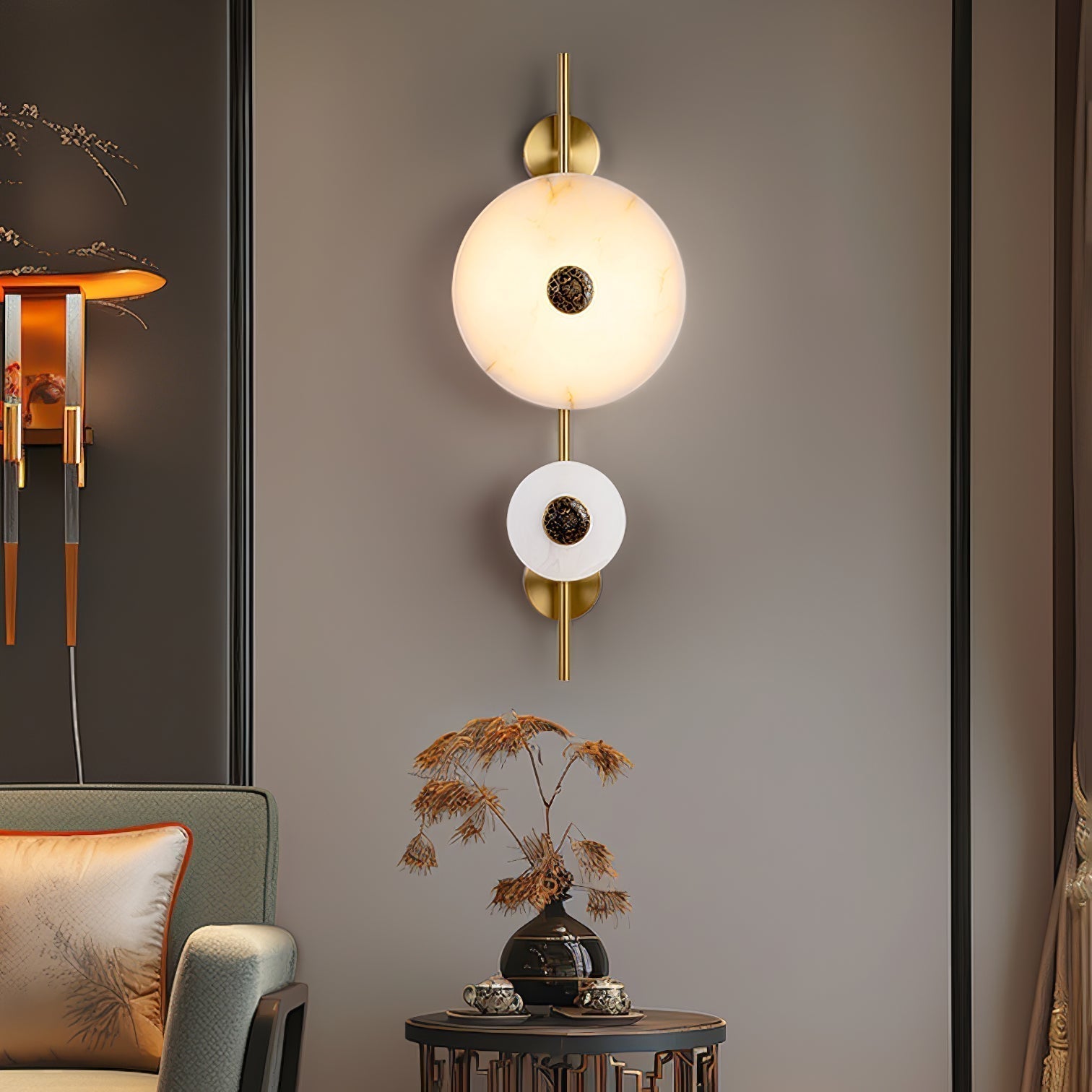 Evadne Alabaster Wall Lamp - Letslighting