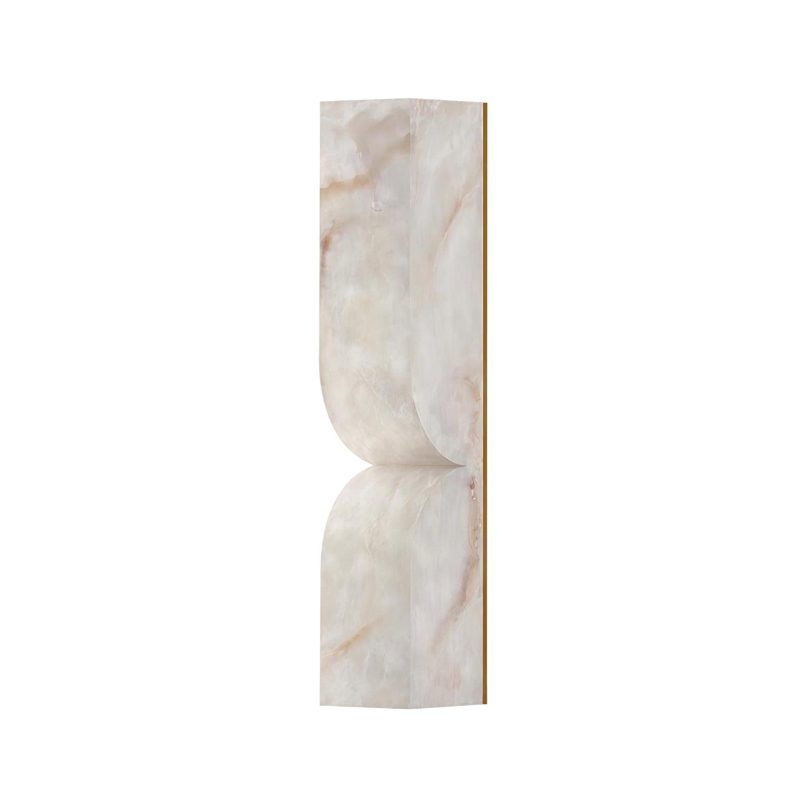Lunaris Alabaster Rectangular Wall Lamp - Letslighting