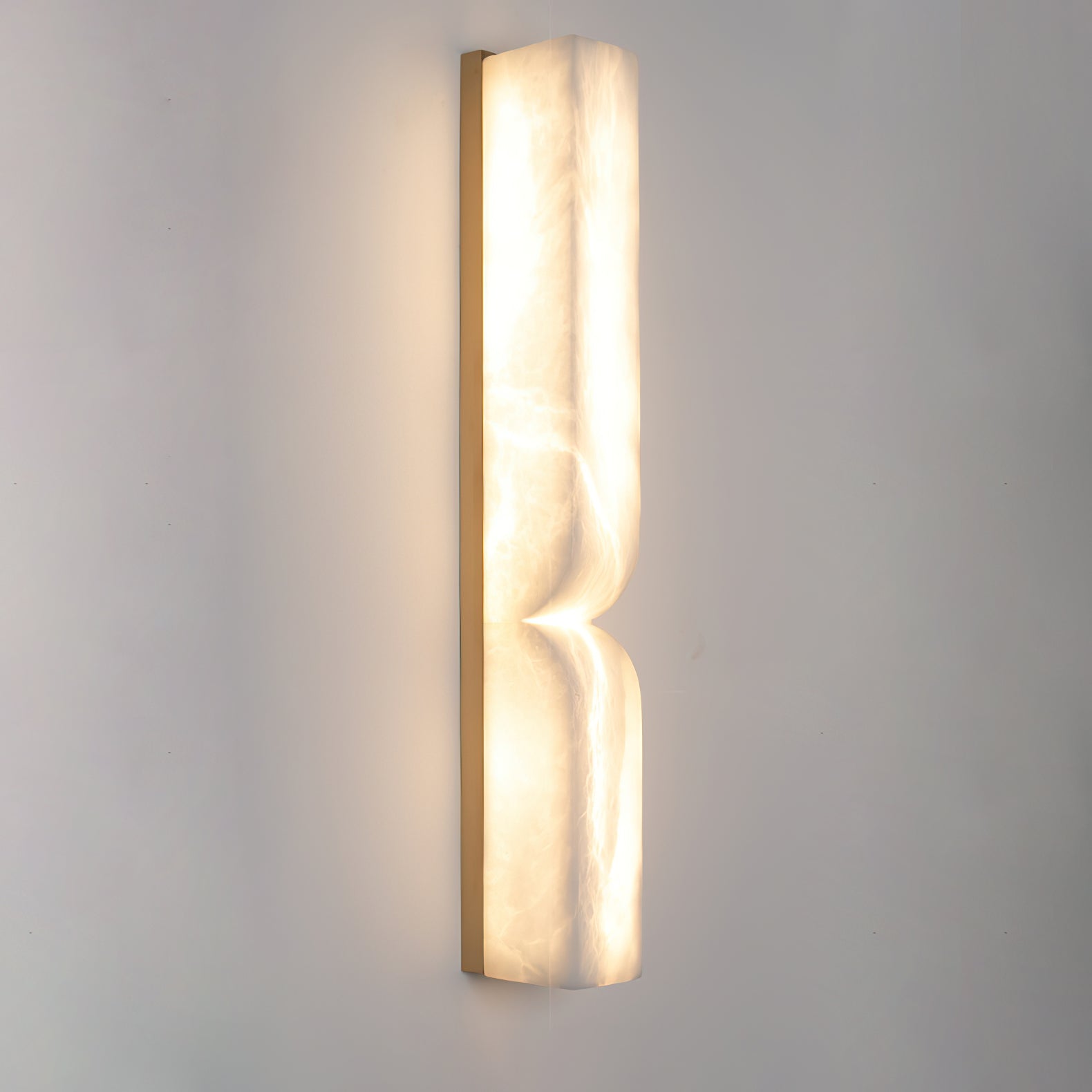 Lunaris Alabaster Rectangular Wall Lamp - Letslighting