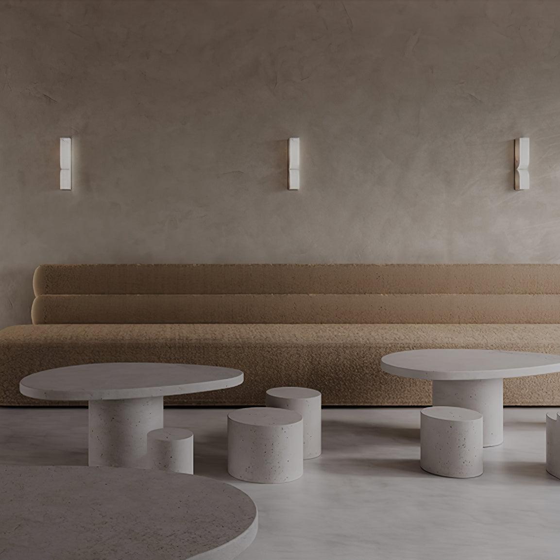 Lunaris Alabaster Rectangular Wall Lamp - Letslighting