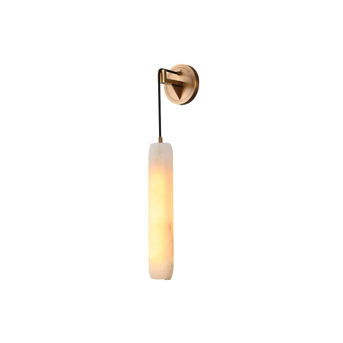 Alabaster Individual Creativity Flute Metal Wall Lamp - Lamp Copper