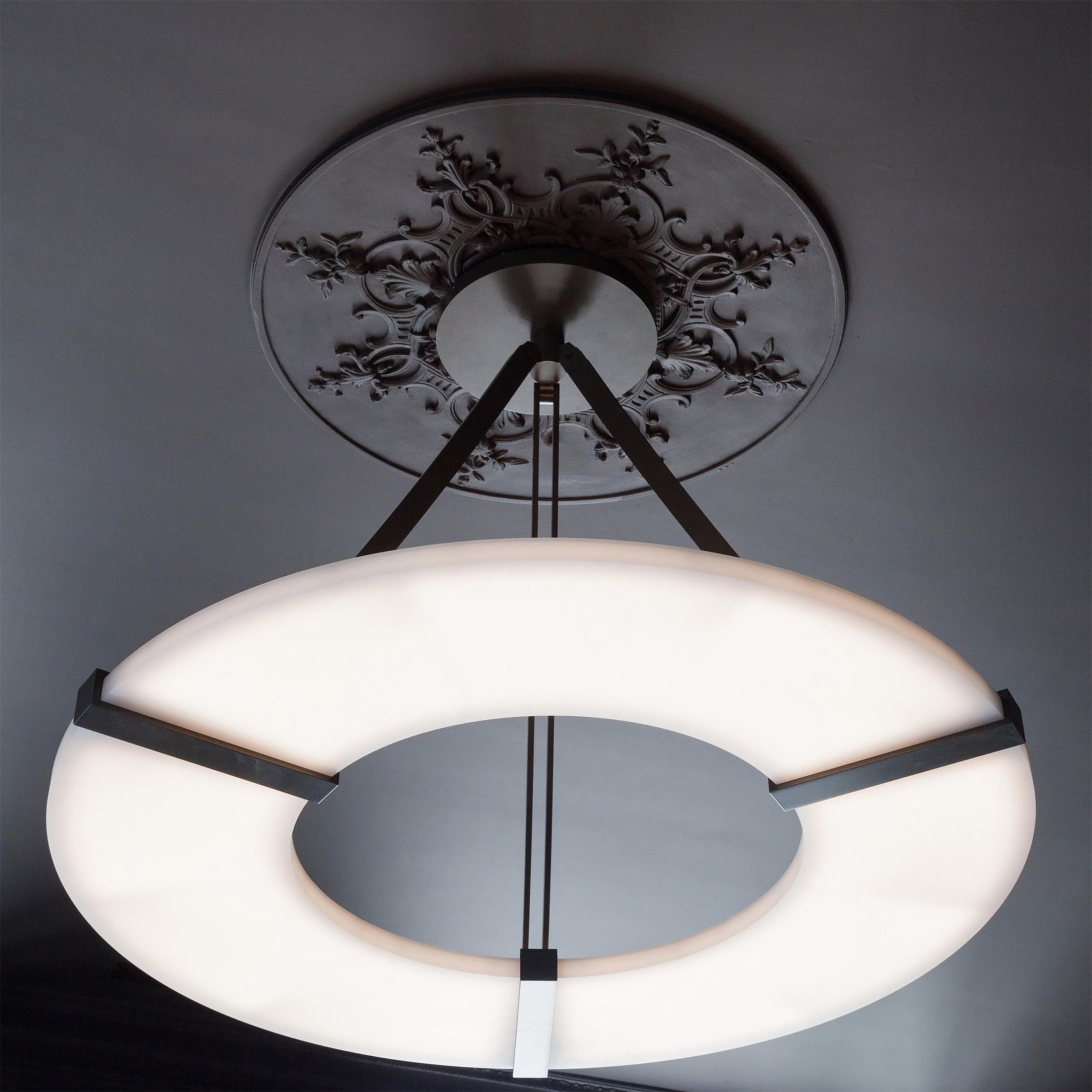 Althea Alabaster Ring Pendant Light Chandelier - Letslighting