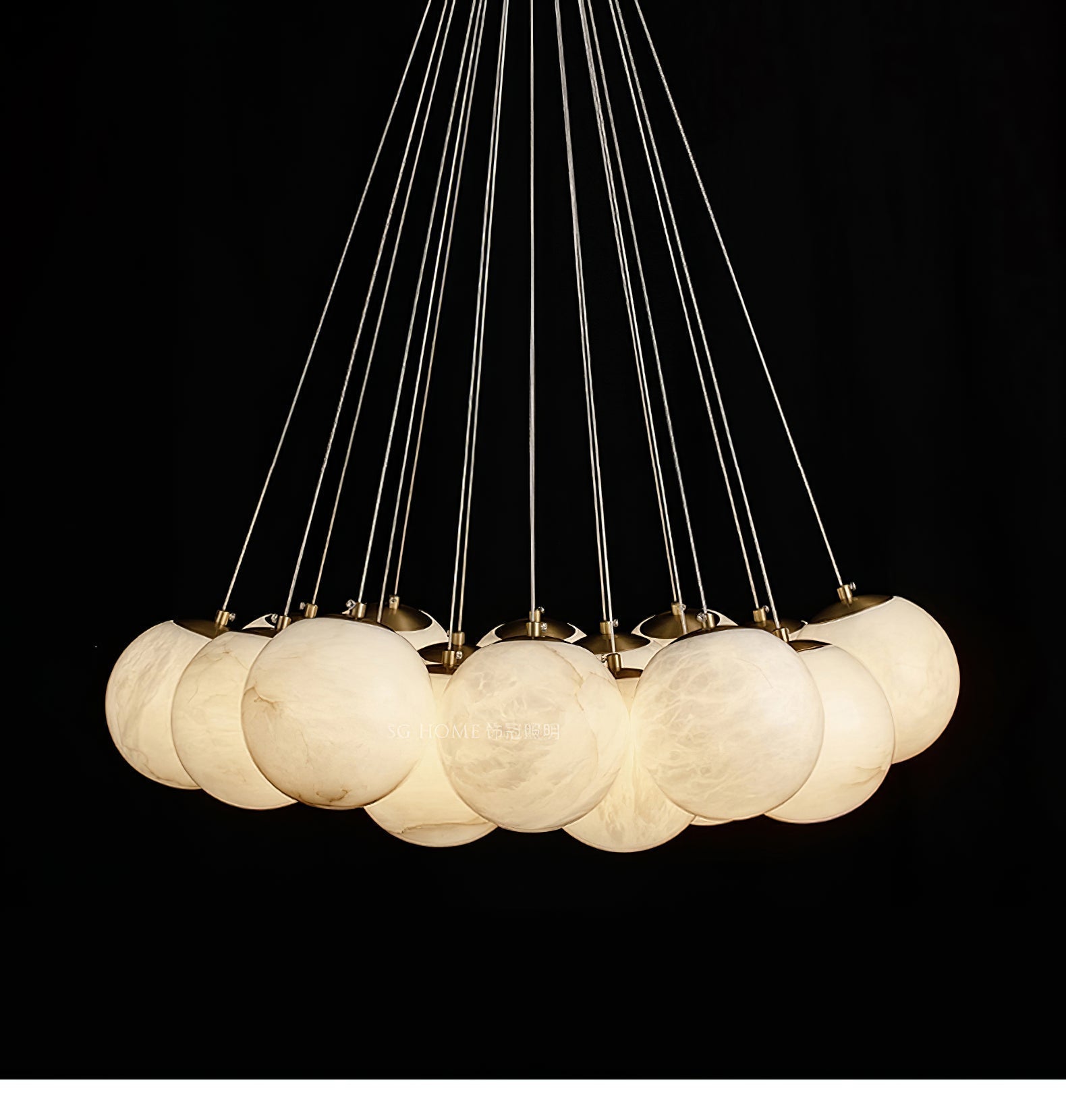 Zovenila Alabaster Chandelier - Letslighting