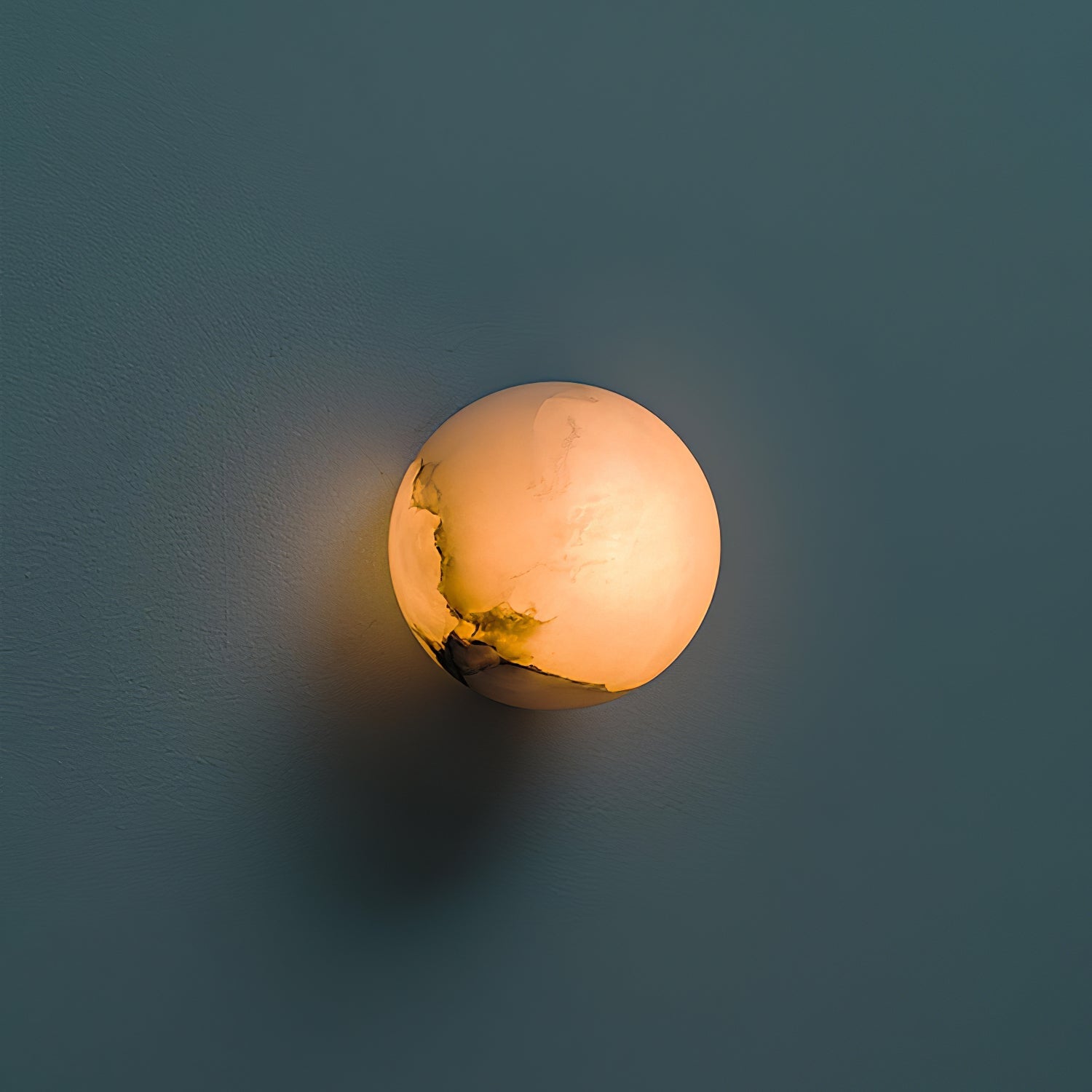 Kristy Lámpara de Pared Mini Orb de Alabastro