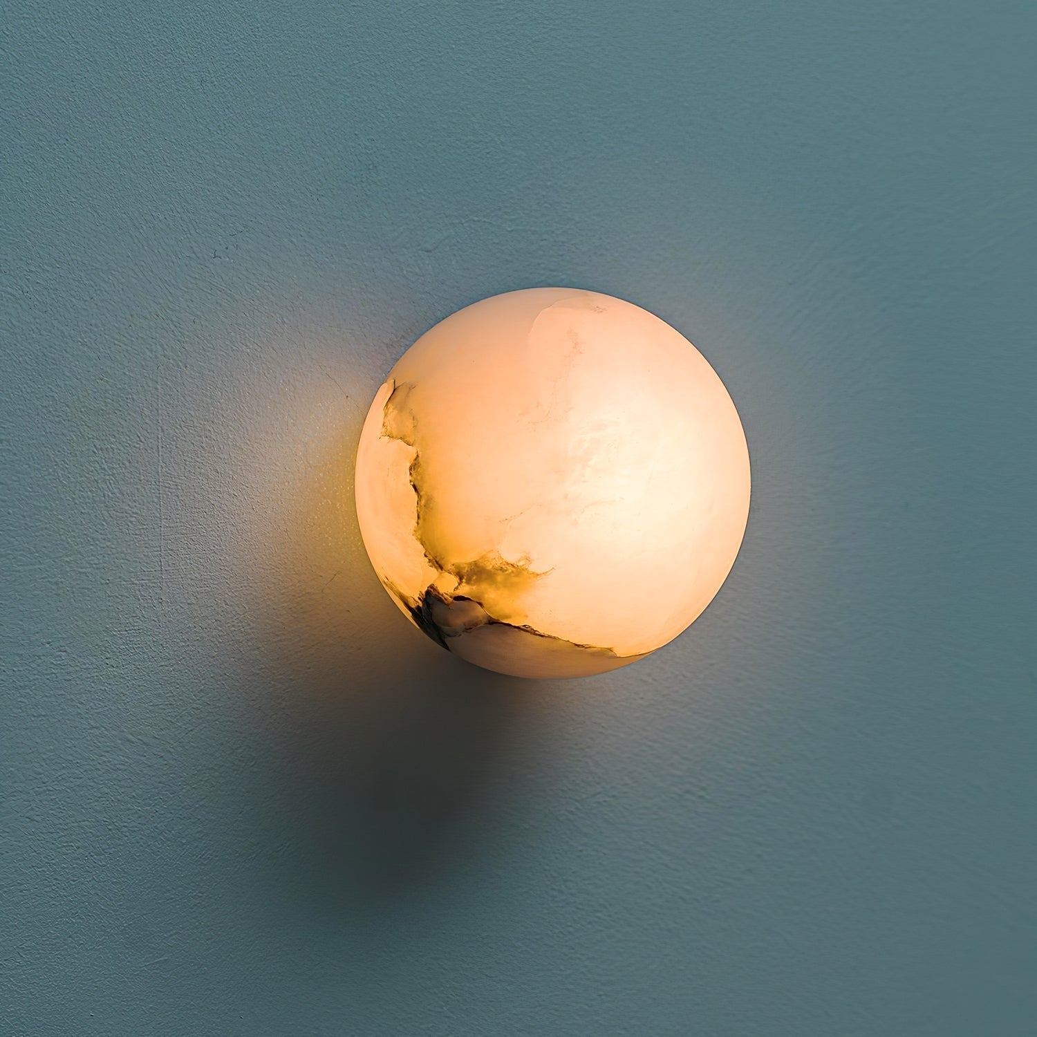 Vevinir Alabaster Globe Wall Light - Letslighting