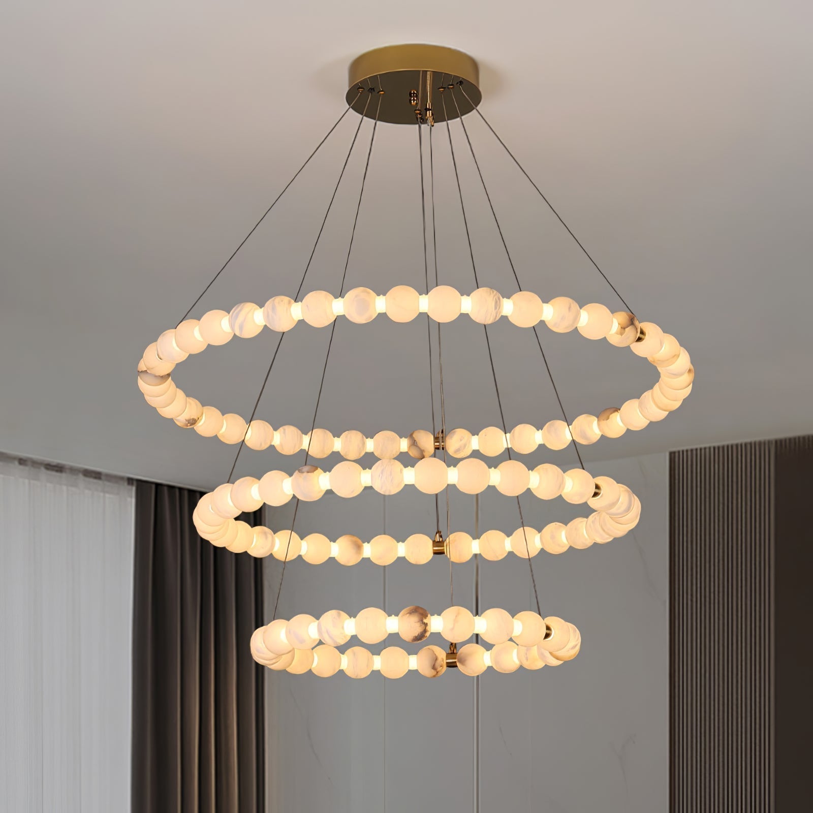 Orion Modern Alabaster Pendant Light - Letslighting