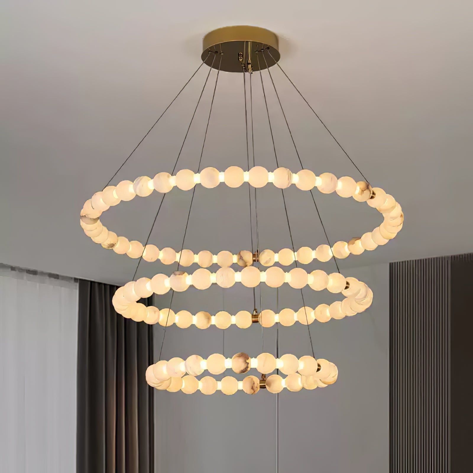 Orion Modern Alabaster Pendant Light - Letslighting